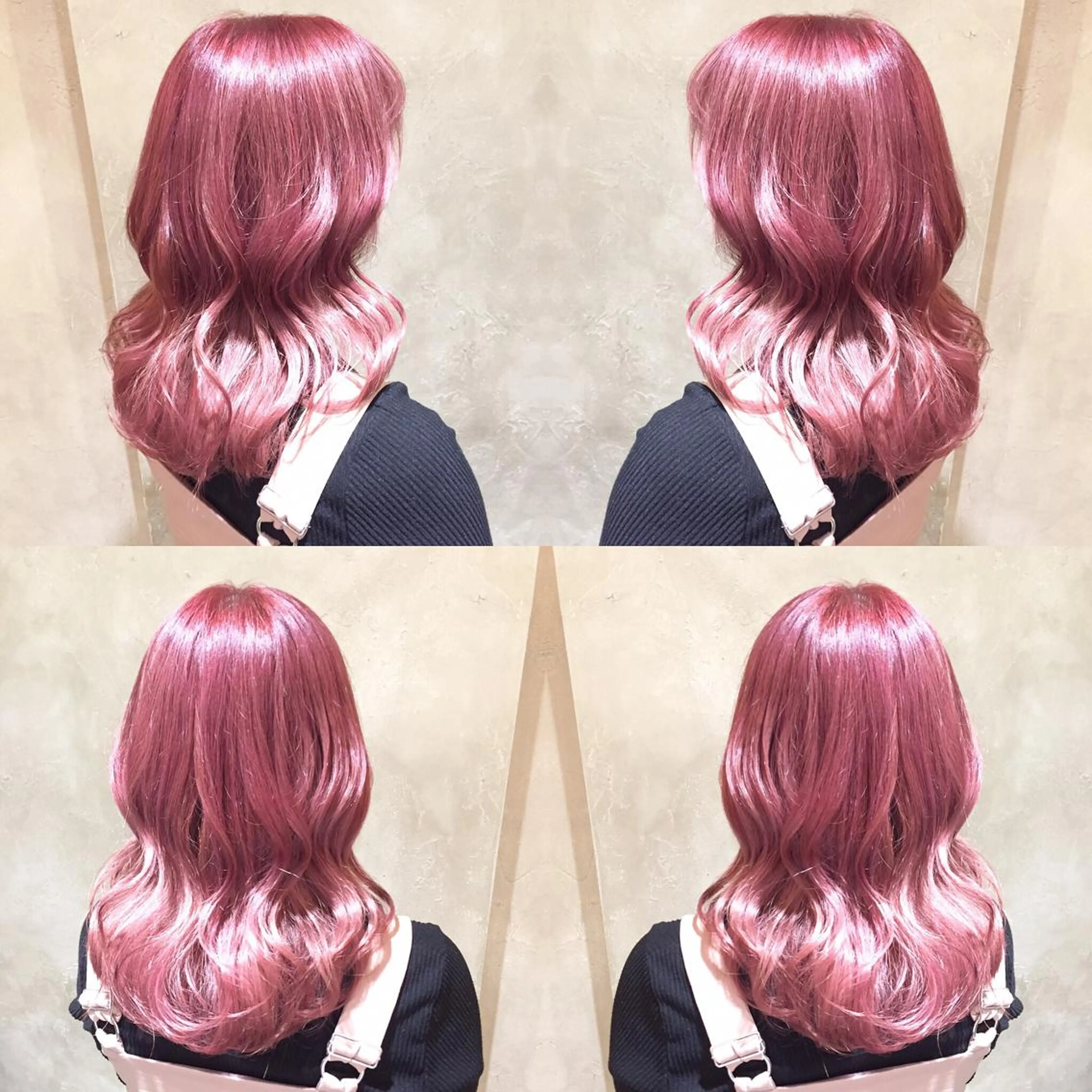 セミロング カラー ブリーチ ハイトーンカラー Salon de MiLK所属・露木 啓介のヘアスタイル