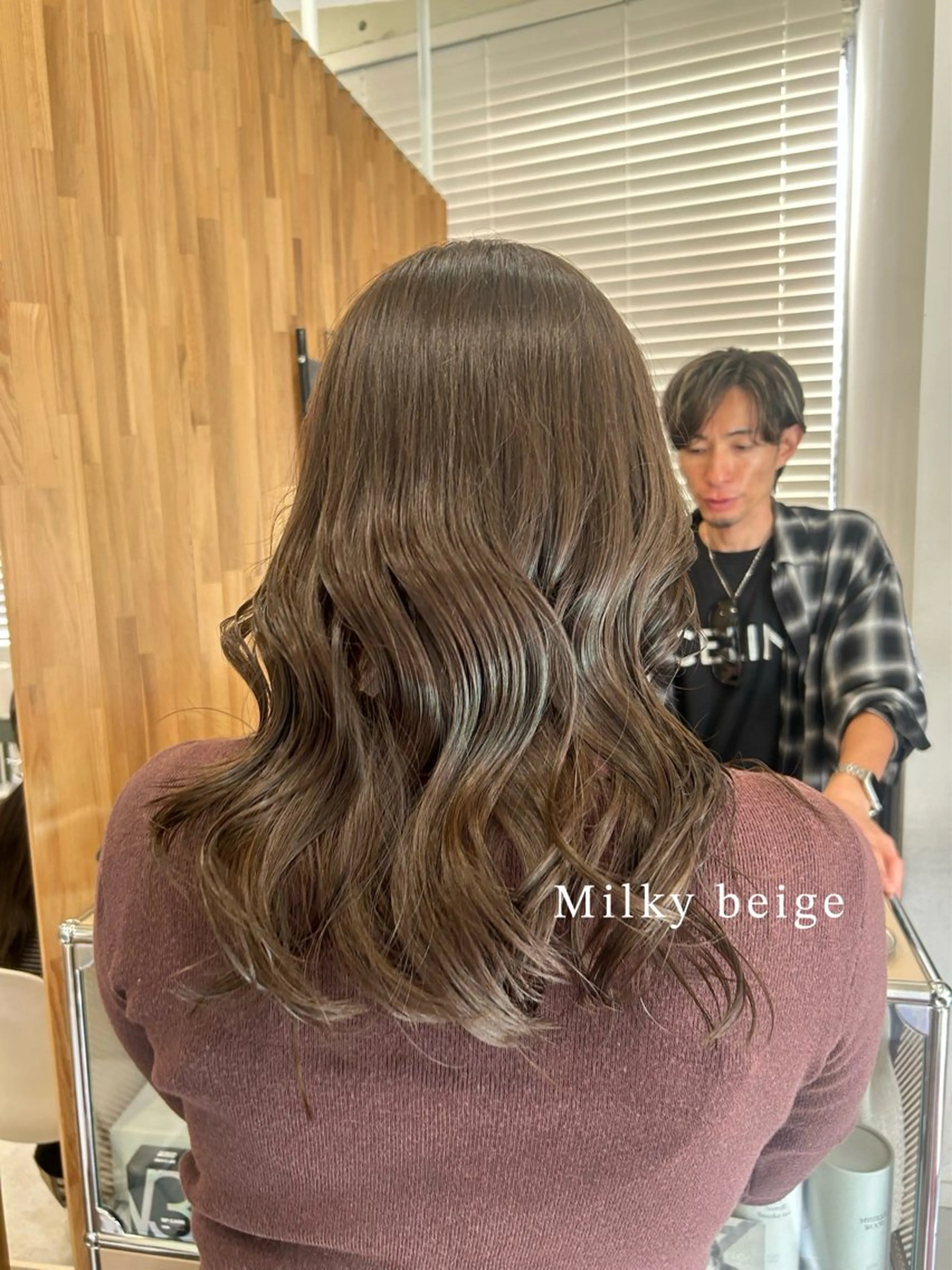 セミロング 韓国ヘア ‎🤍KANA🎀のヘアスタイル