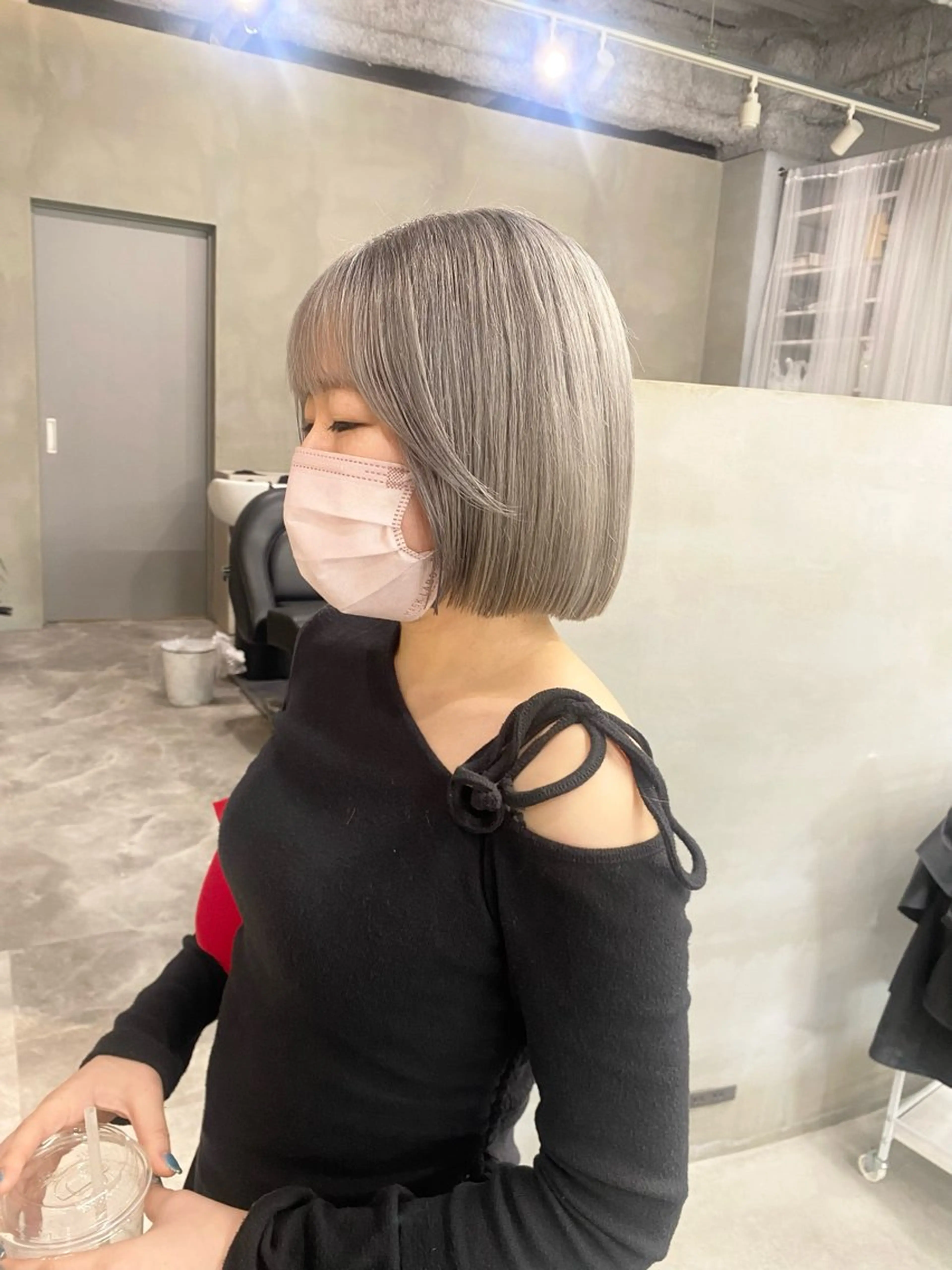 ショート カラー ヘアカラー qulim所属・前橋 姫奈のヘアスタイル