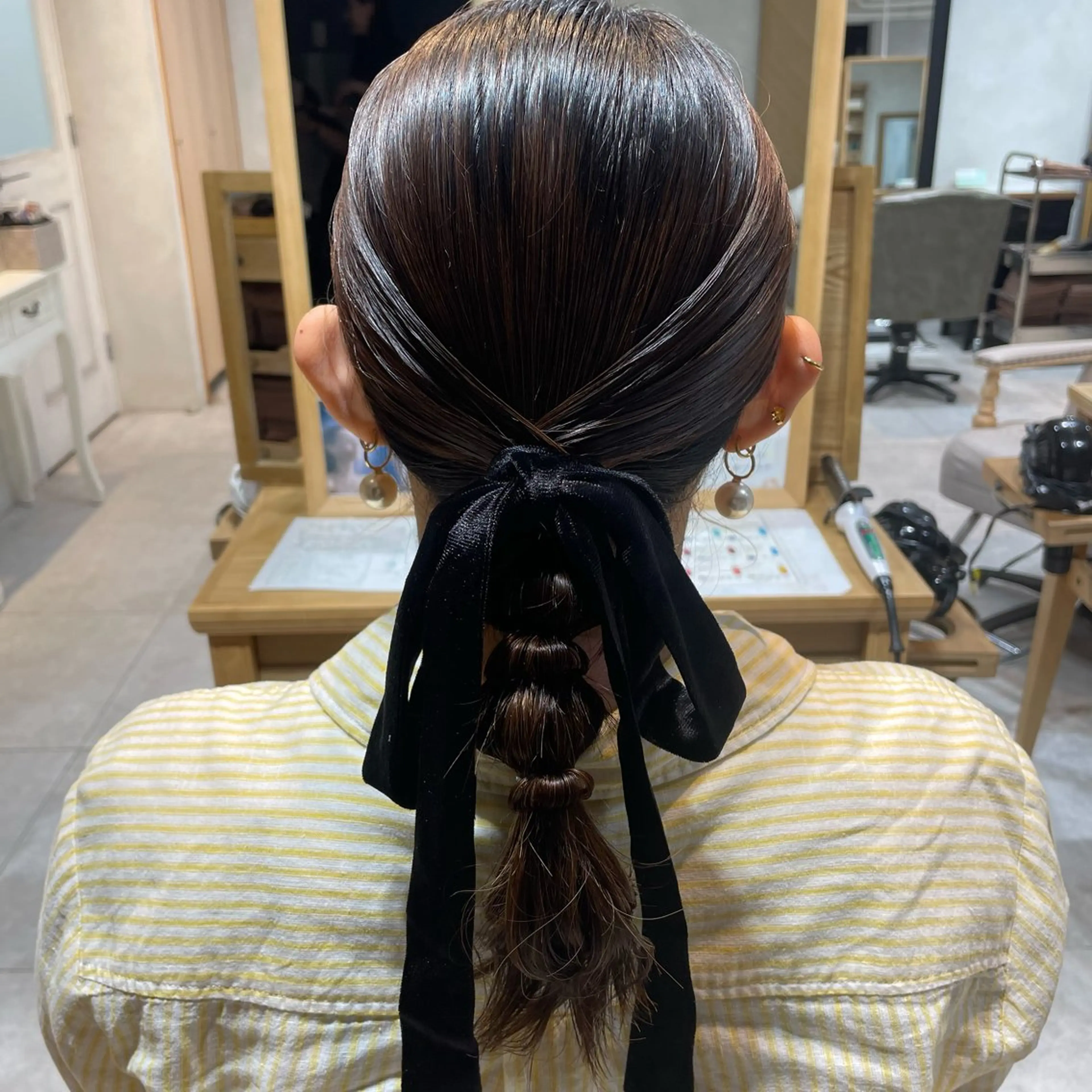 ヘアアレンジ ヘアセット 佐々木 悠莉のヘアスタイル