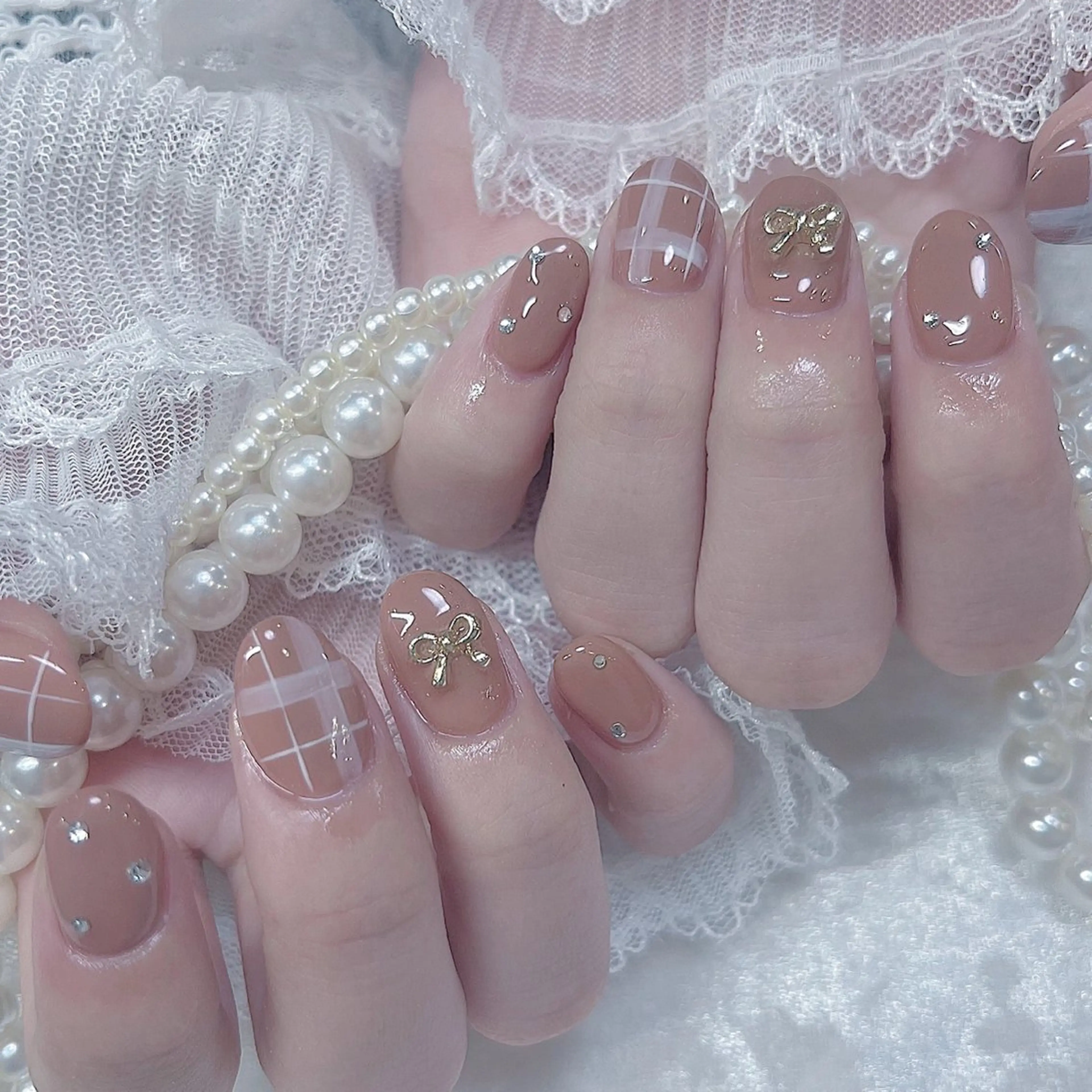 ネイル ハンドネイル Maya 🧊🫧‪のネイルデザイン
