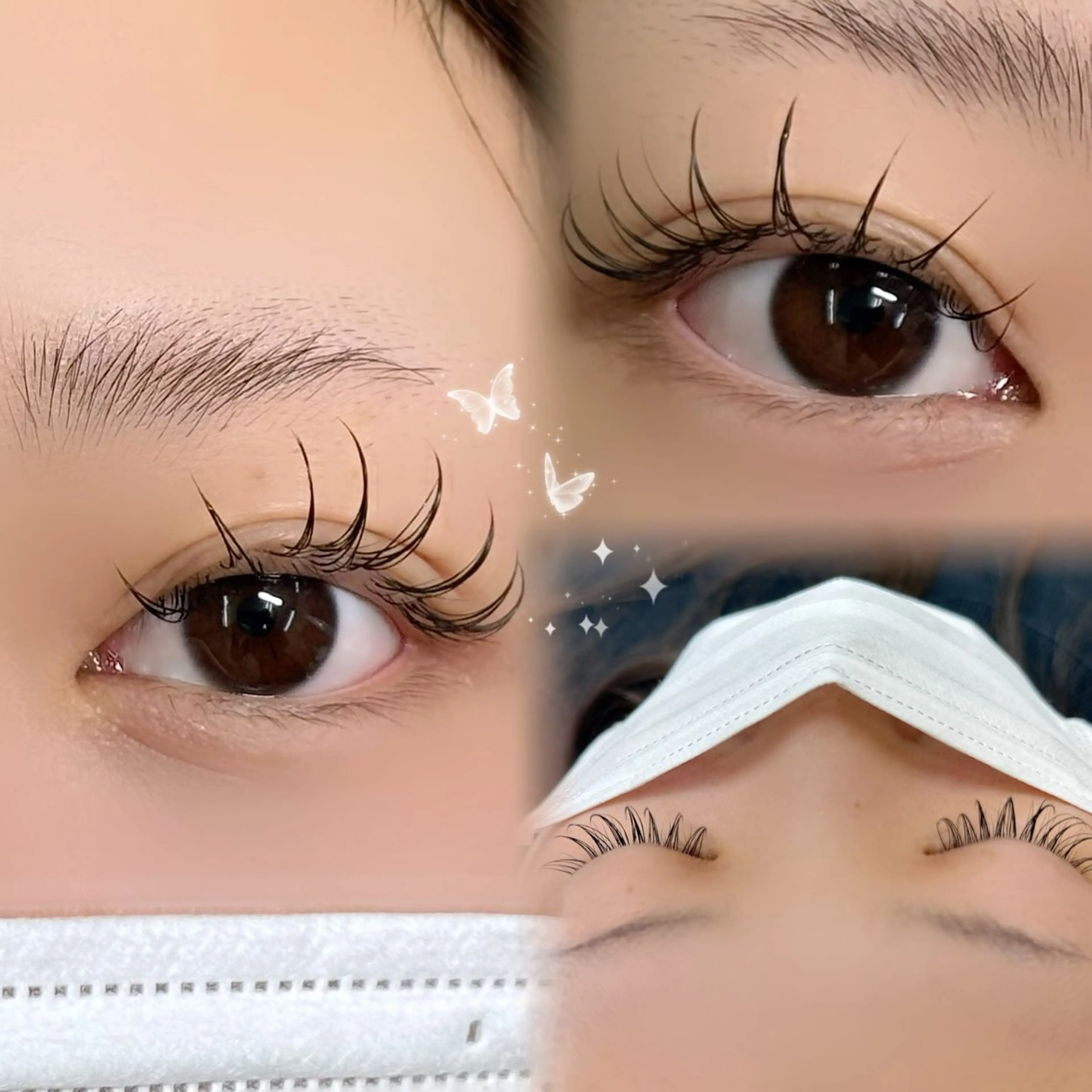 マツエク・マツパ 束感まつ毛 フラットラッシュ Eyes Cream SAYAのマツエク・マツパデザイン