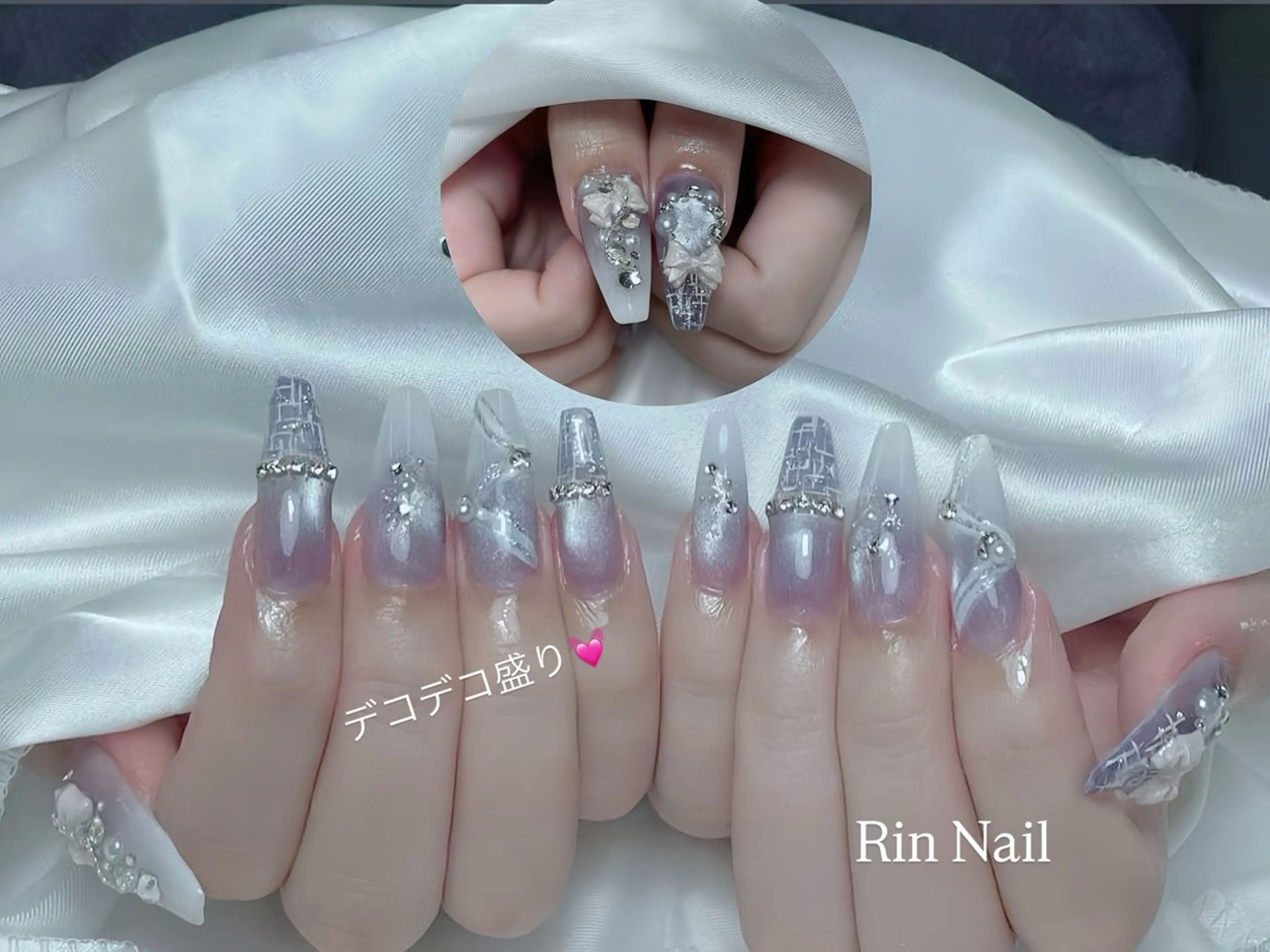 ネイル 成人式 ハンドネイル Rin Nail Shinokuboのネイルデザイン
