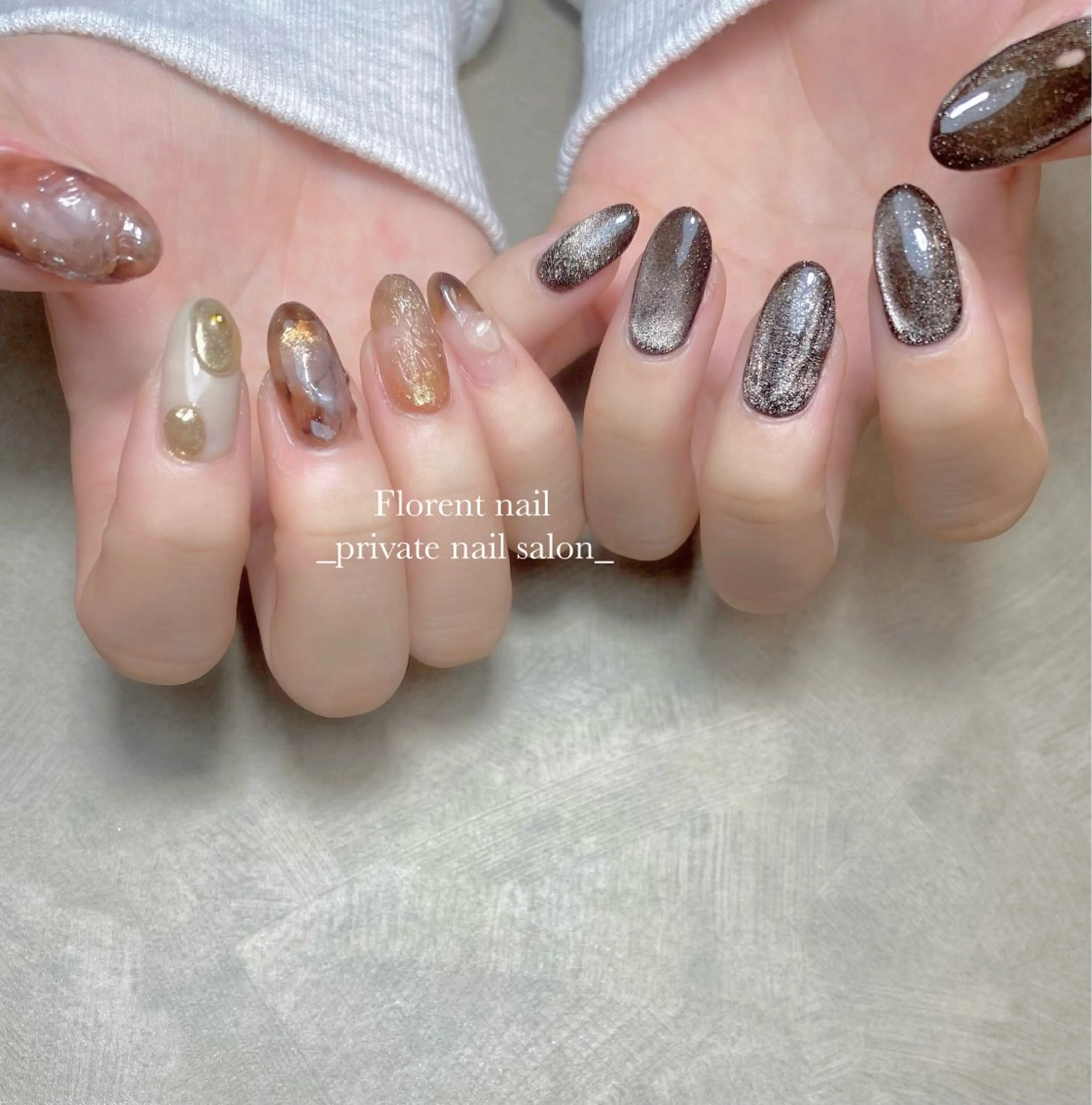 ネイル ハンドネイル florent nailのネイルデザイン