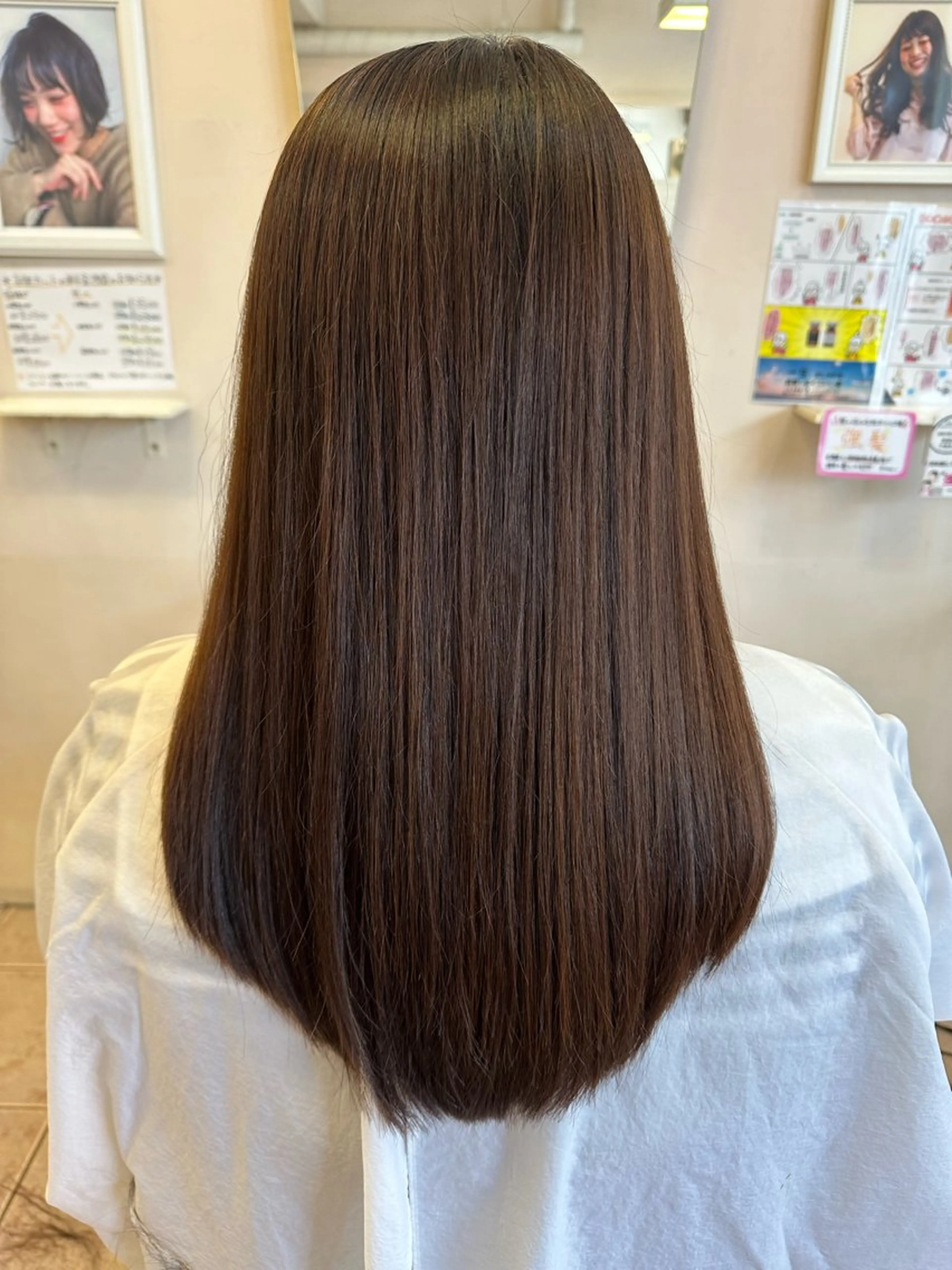 セミロング 福山 凪沙のヘアスタイル