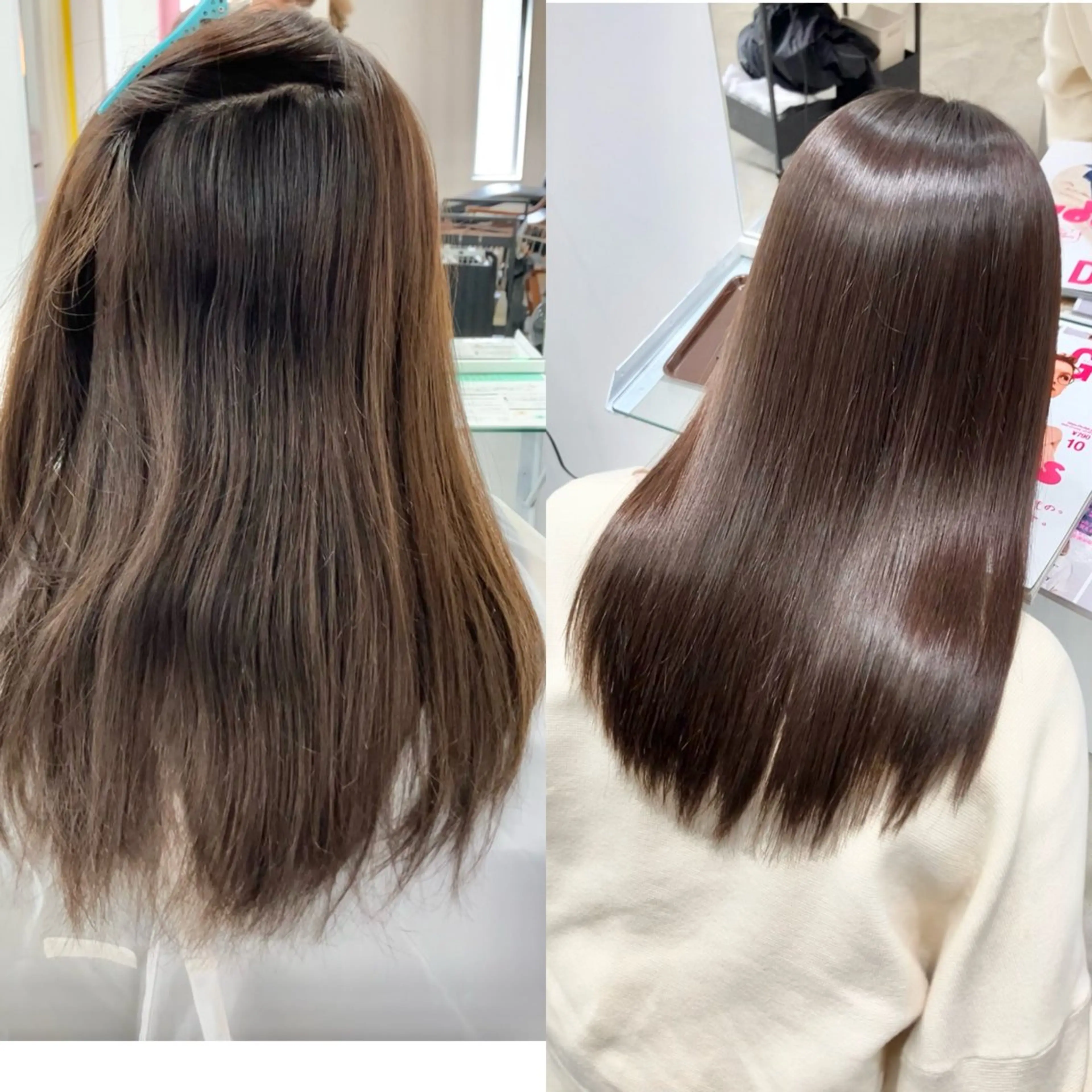 ロング 髪質改善 縮毛矯正 カット 縮毛矯正 落合孝臣/新潟駅南 /髪質改善のヘアスタイル