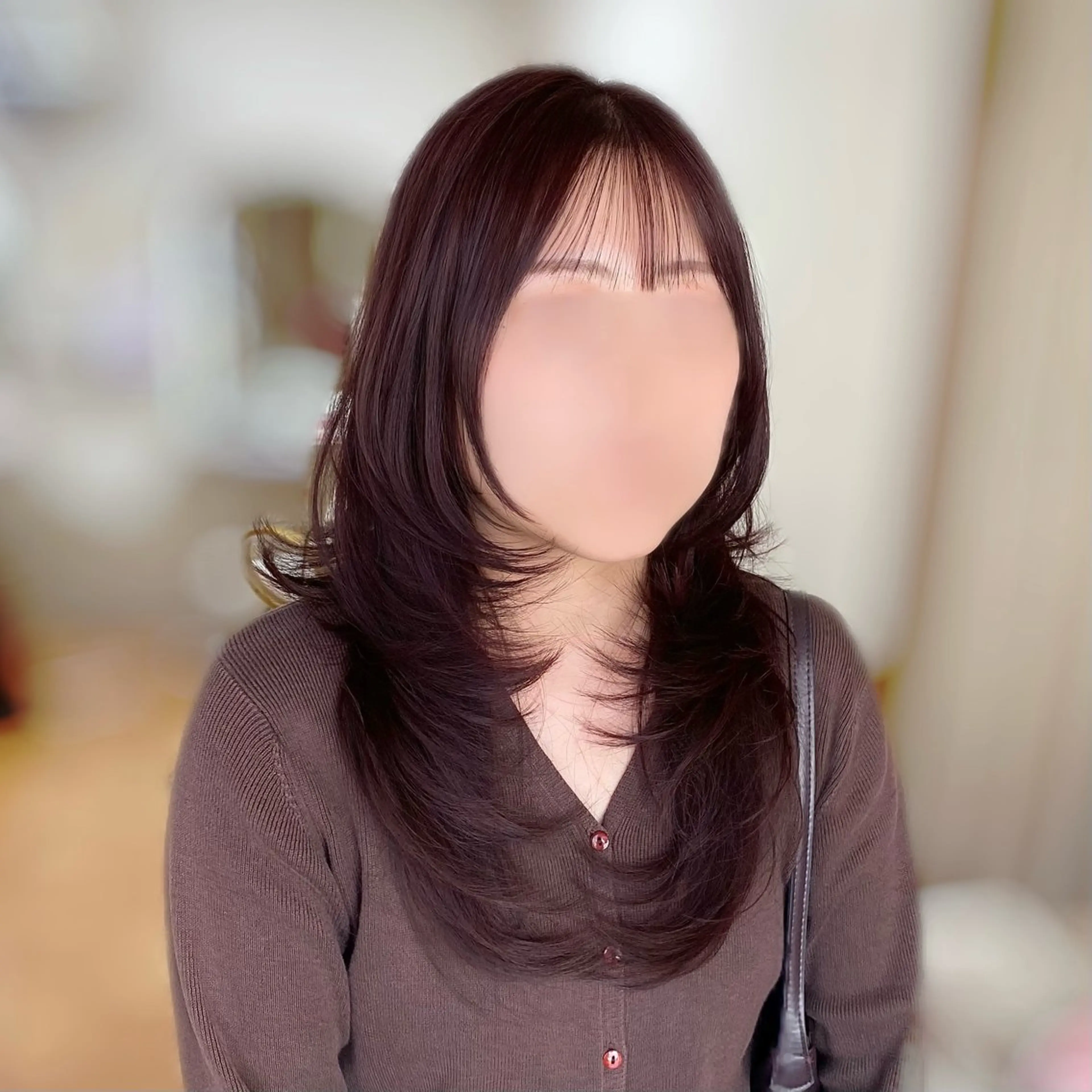 ロング カラー レイヤーカット カット ヘアカラー トリートメント 🥣 hashi 🛋️のヘアスタイル