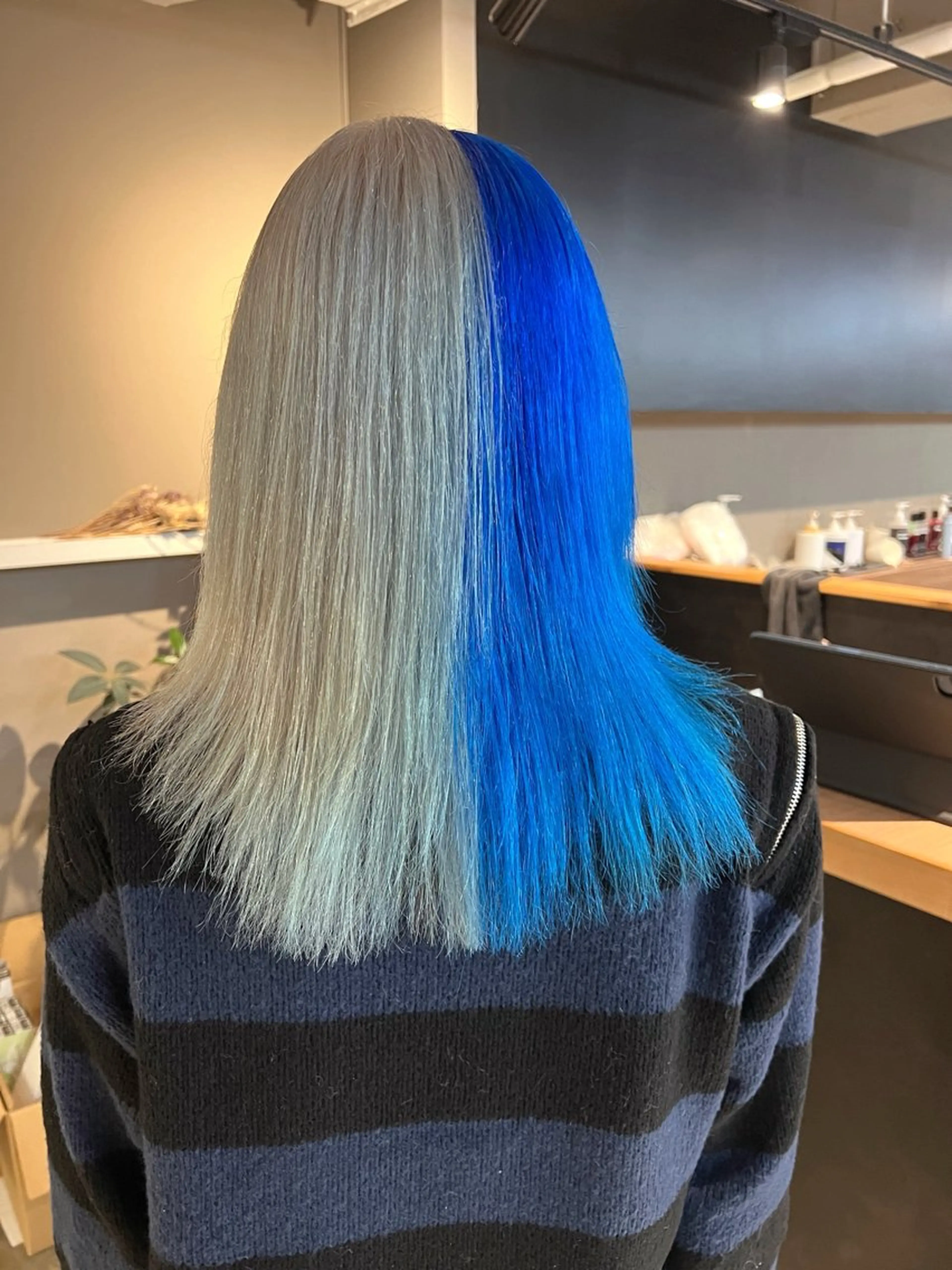 ロング カラー デザインカラー daiki 原宿のヘアスタイル