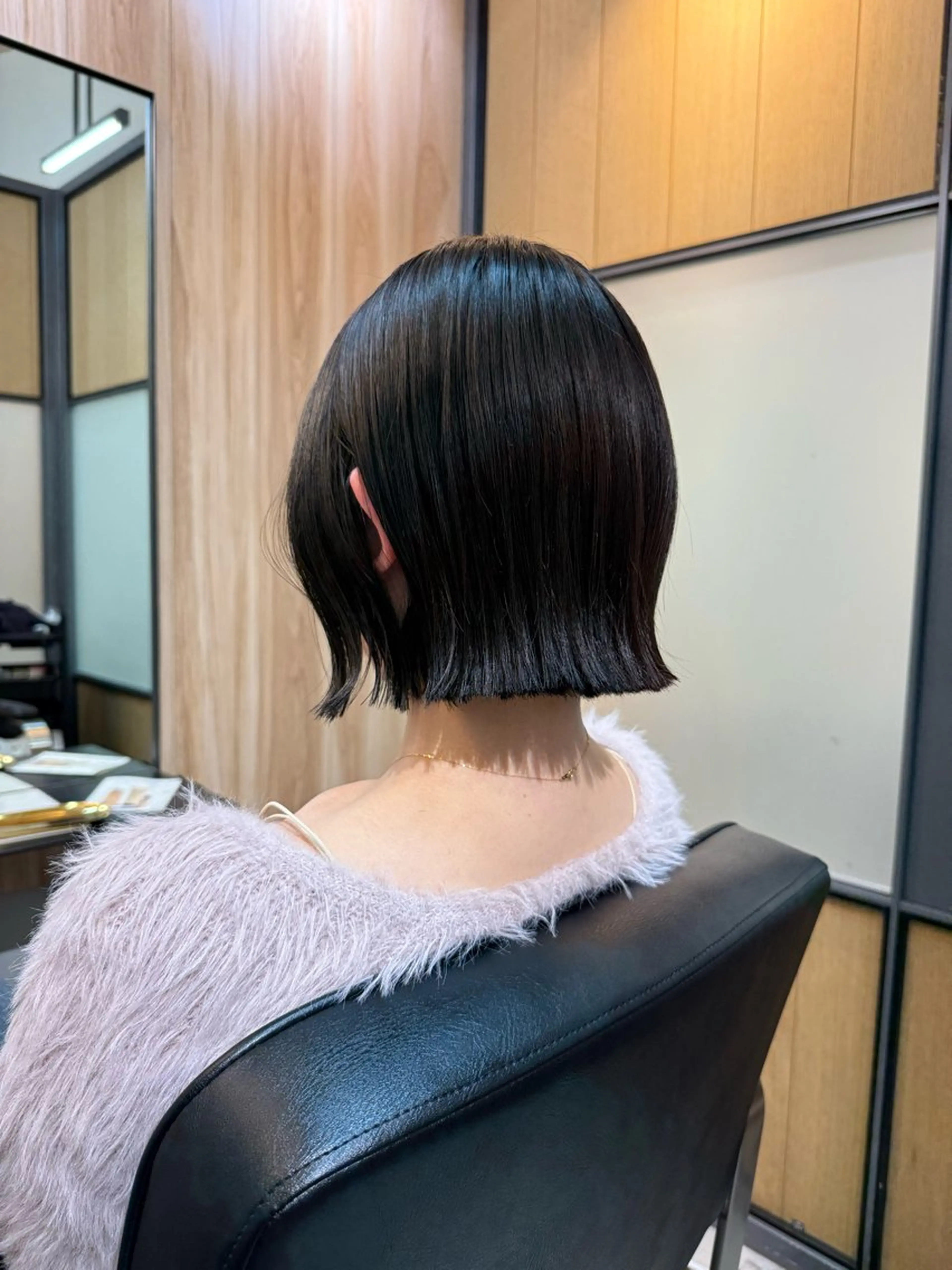 ショート カラー ボブ カット ヘアカラー トリートメント 神戸ボブ✂️ ioe三宮/田 伸佳のヘアスタイル