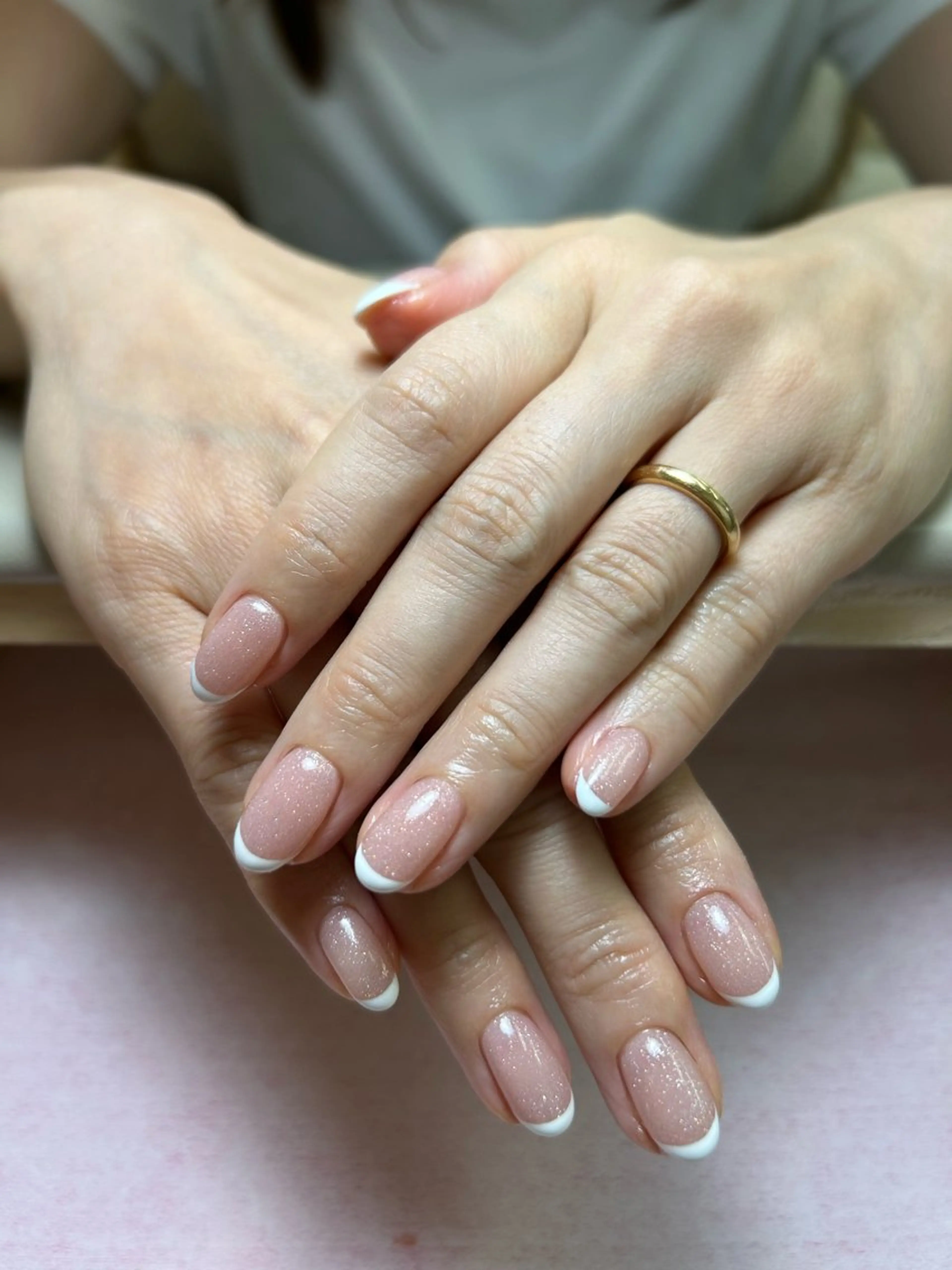 ネイル フレンチネイル ハンドネイル July Nail_ .soraのネイルデザイン