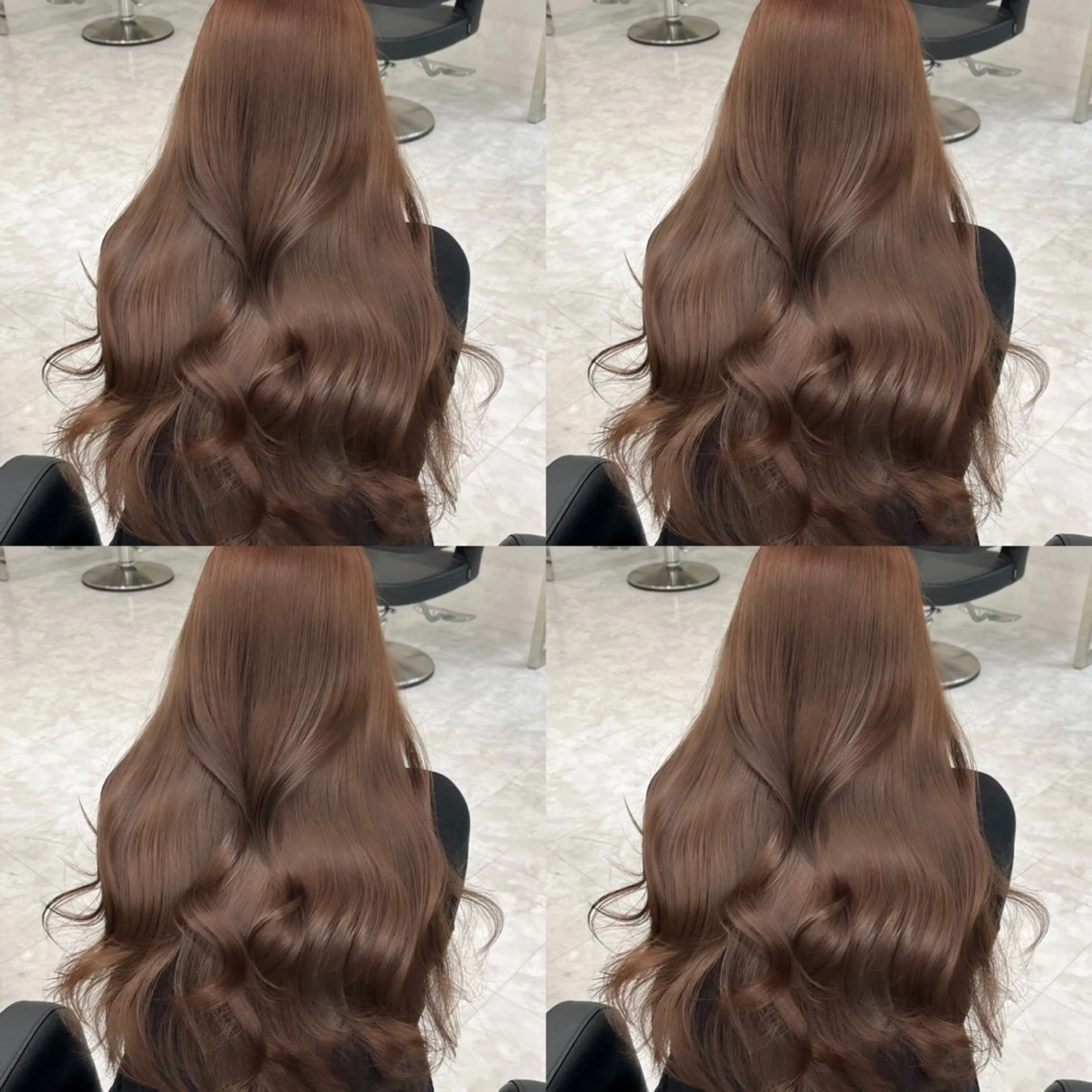 ロング カラー ヘアカラー トリートメント ヘッドスパ ヘアセット 💖透け感ベージュ KOTA💖のヘアスタイル