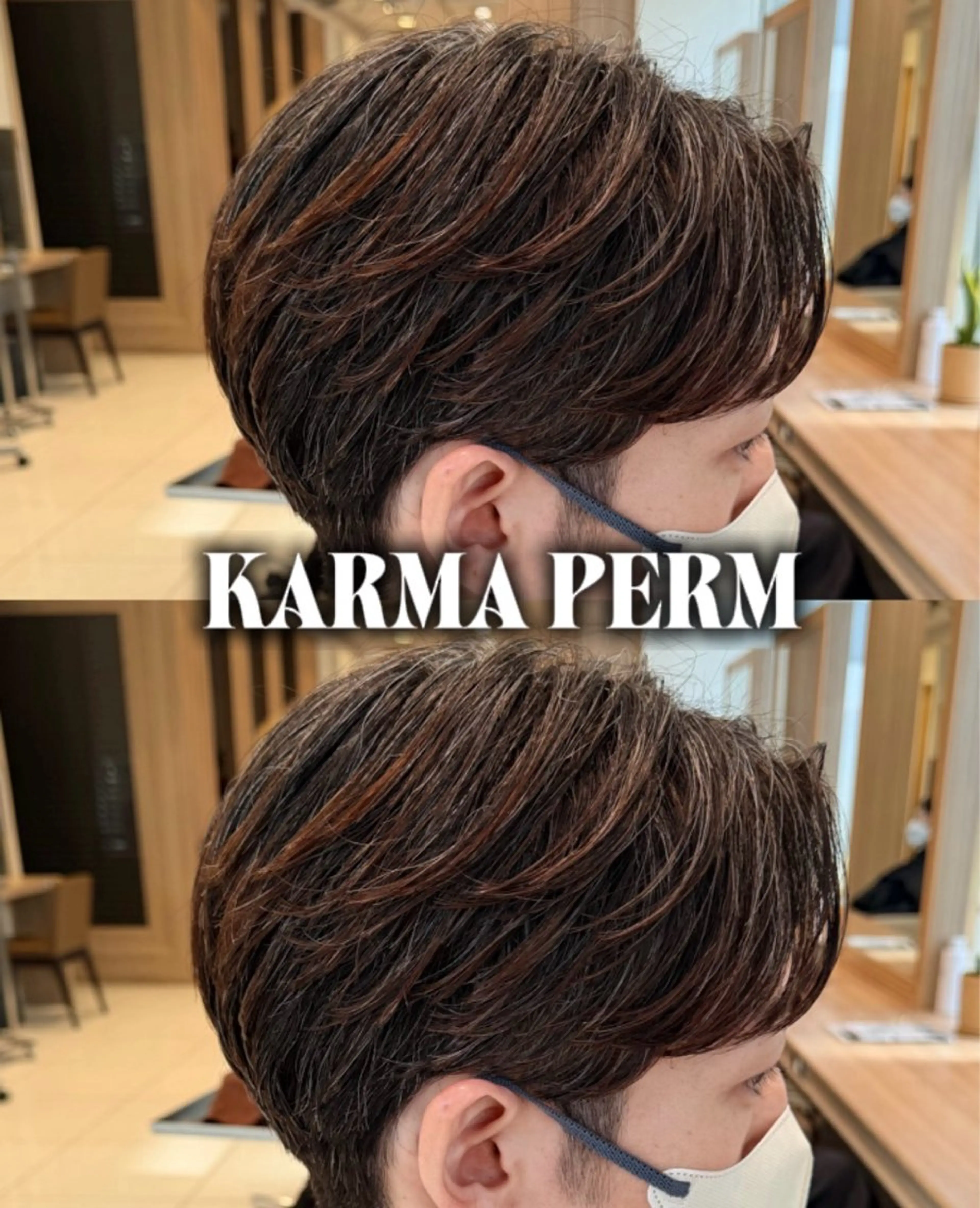 パーマ メンズ カット パーマ 波巻き・カルマ パーマ特化/aoiのヘアスタイル