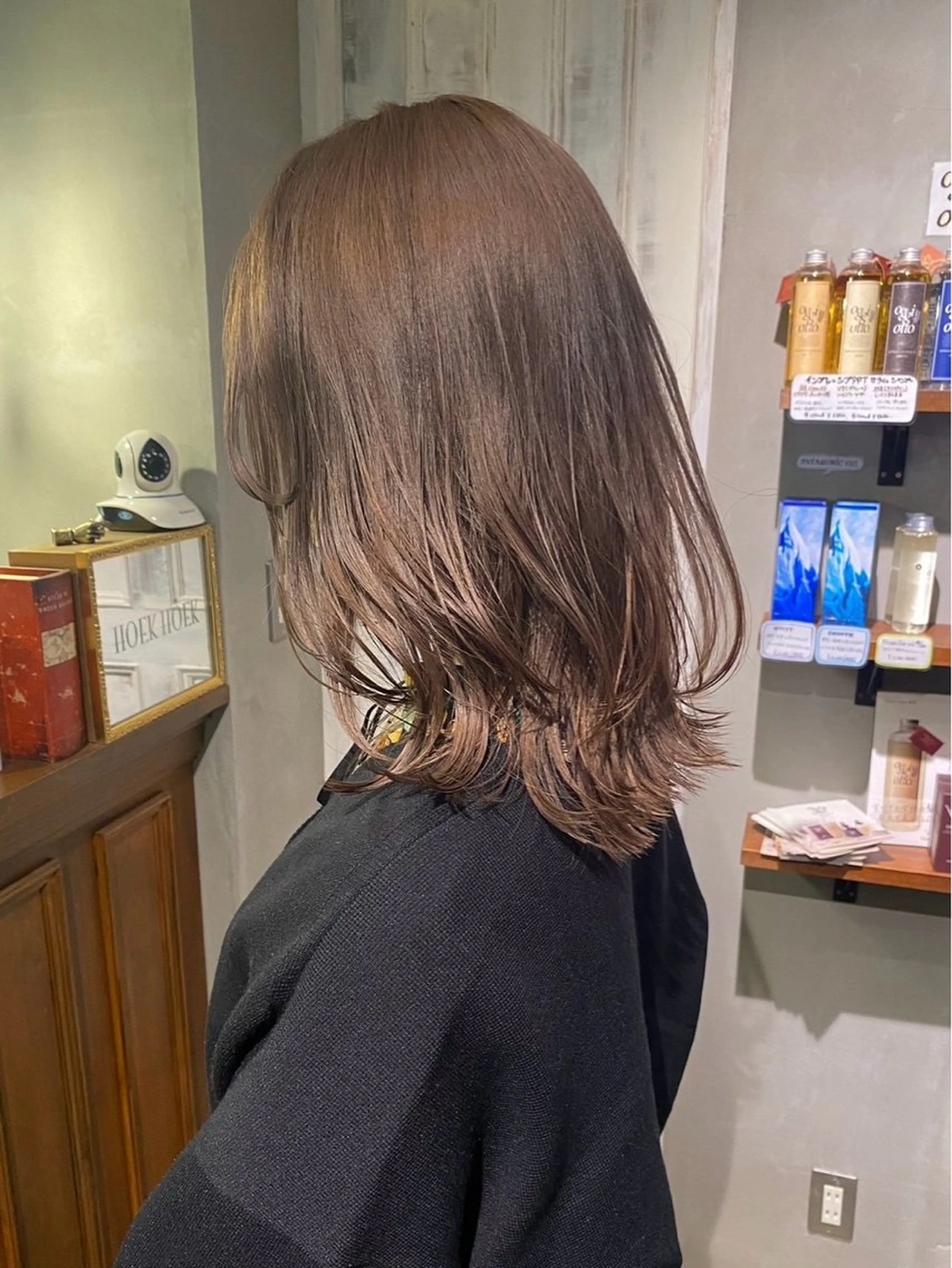 ミディアム ヘアカラー ブリーチ無しWカラー mana🎀🤍のヘアスタイル