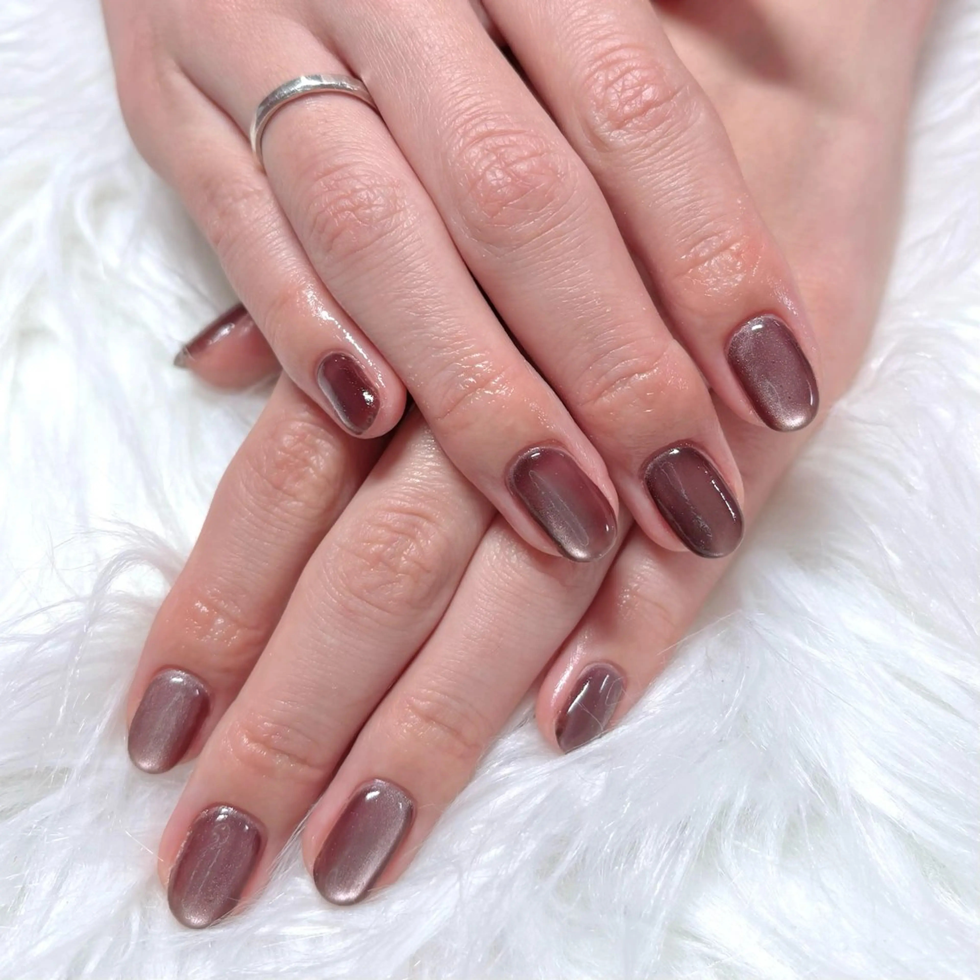 ネイル マグネットネイル ハンドネイル Noix nailのネイルデザイン