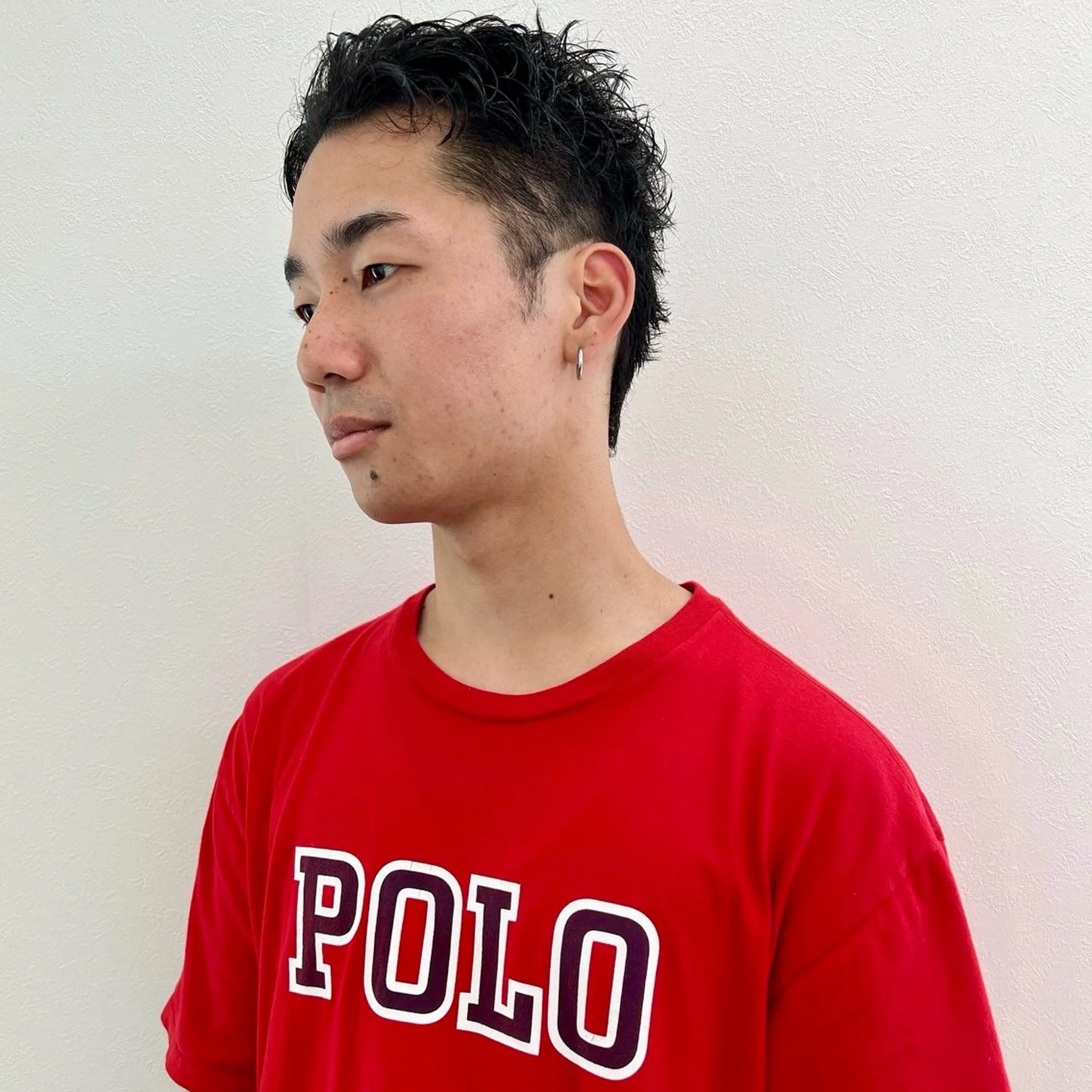 ショート メンズ アップバング メンズパーマ メンズショート スパイキーショート ショートヘア カット ヘアセット 【池袋/スパイキー ショート】ⓝⓘⓜⓤのヘアスタイル