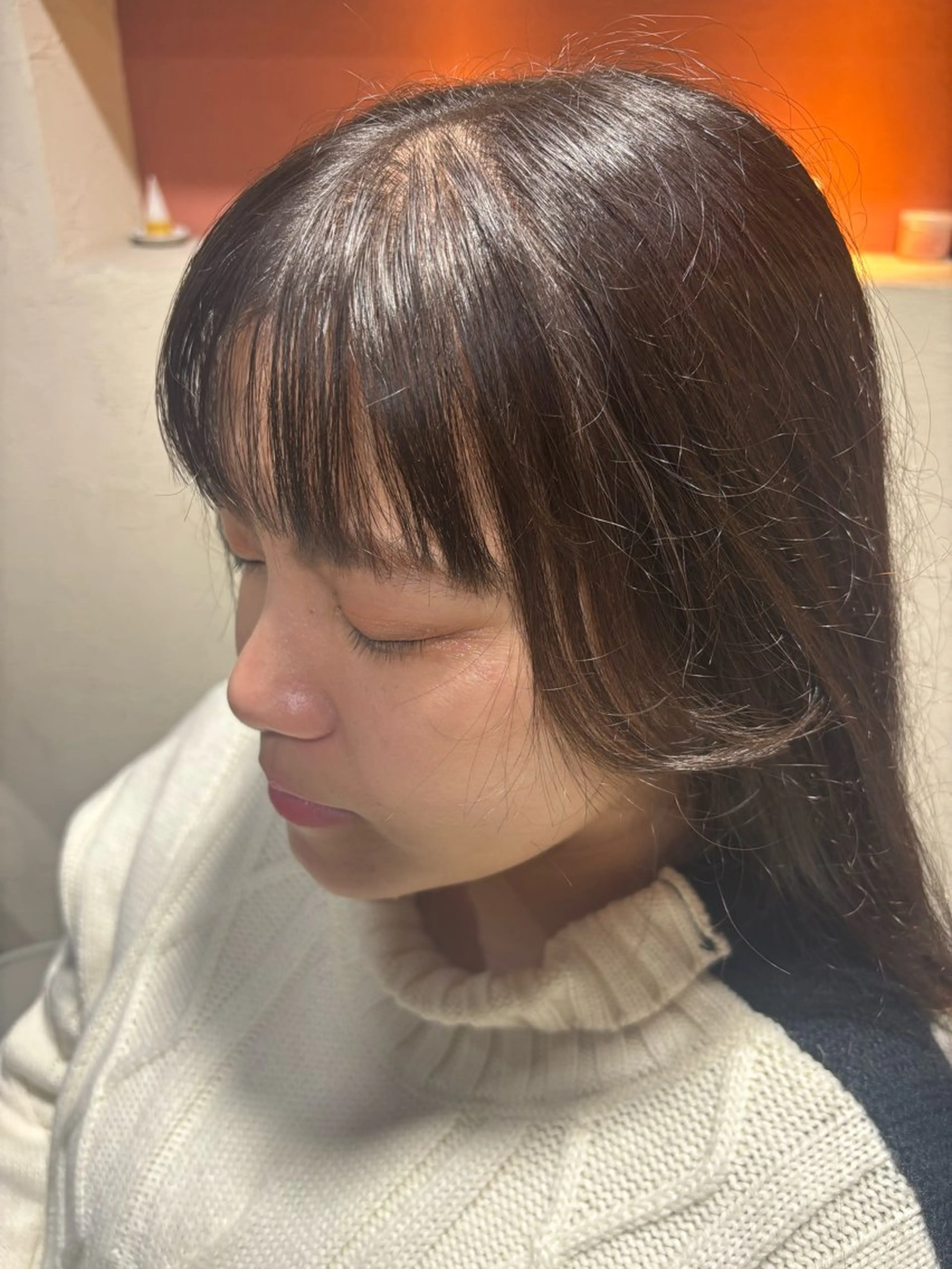 ロング 飯田 ほのかのヘアスタイル