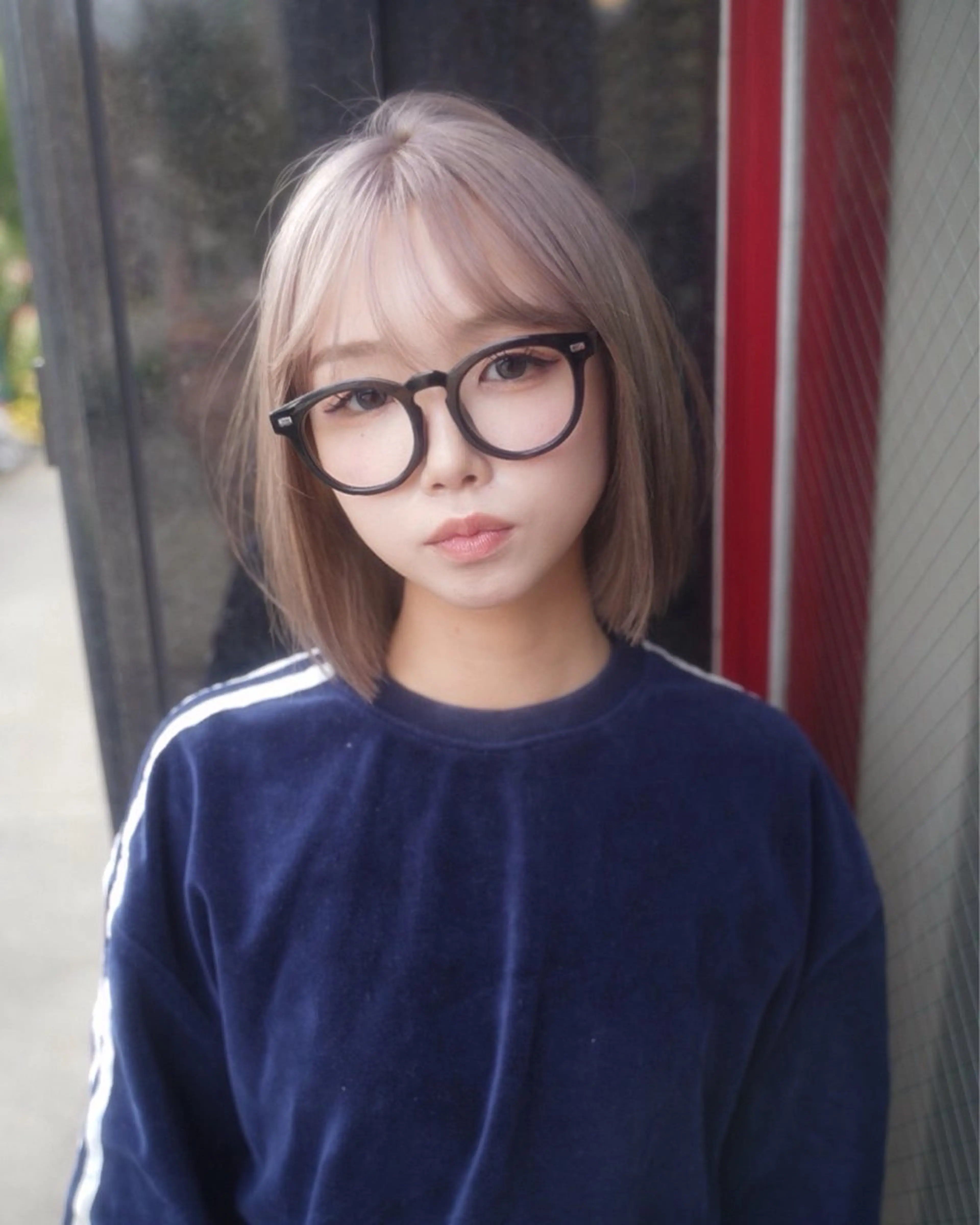 ミディアム カラー ヘアカラー ハイトーン/ブリーチ 🎀/𝑵𝒐𝒆のヘアスタイル