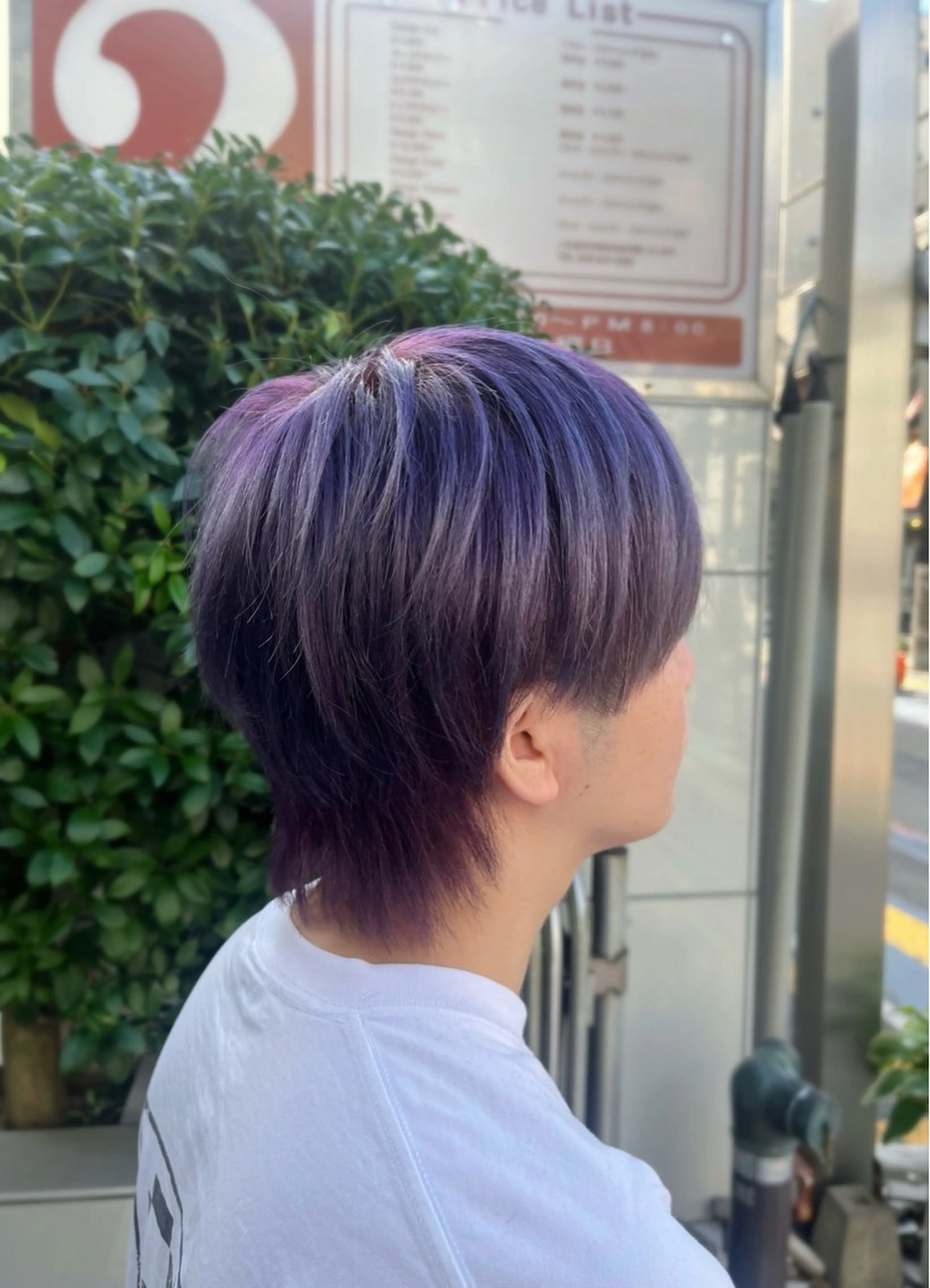 メンズ カット ヘアカラー トリートメント 森 ハリス誠一のヘアスタイル