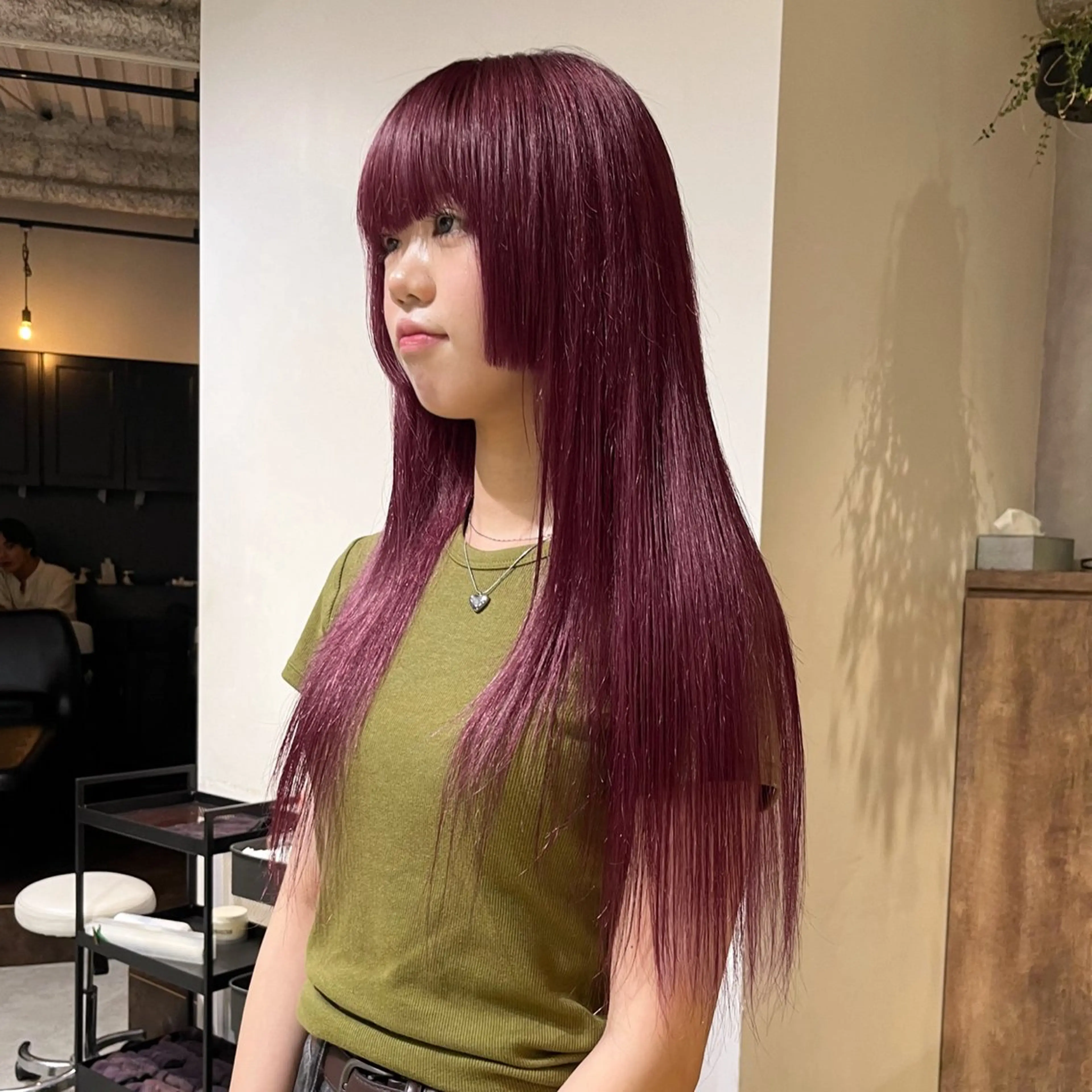 カラー ヘアカラー トリートメント 🍒暖色カラー🍒 ueno aiのヘアスタイル