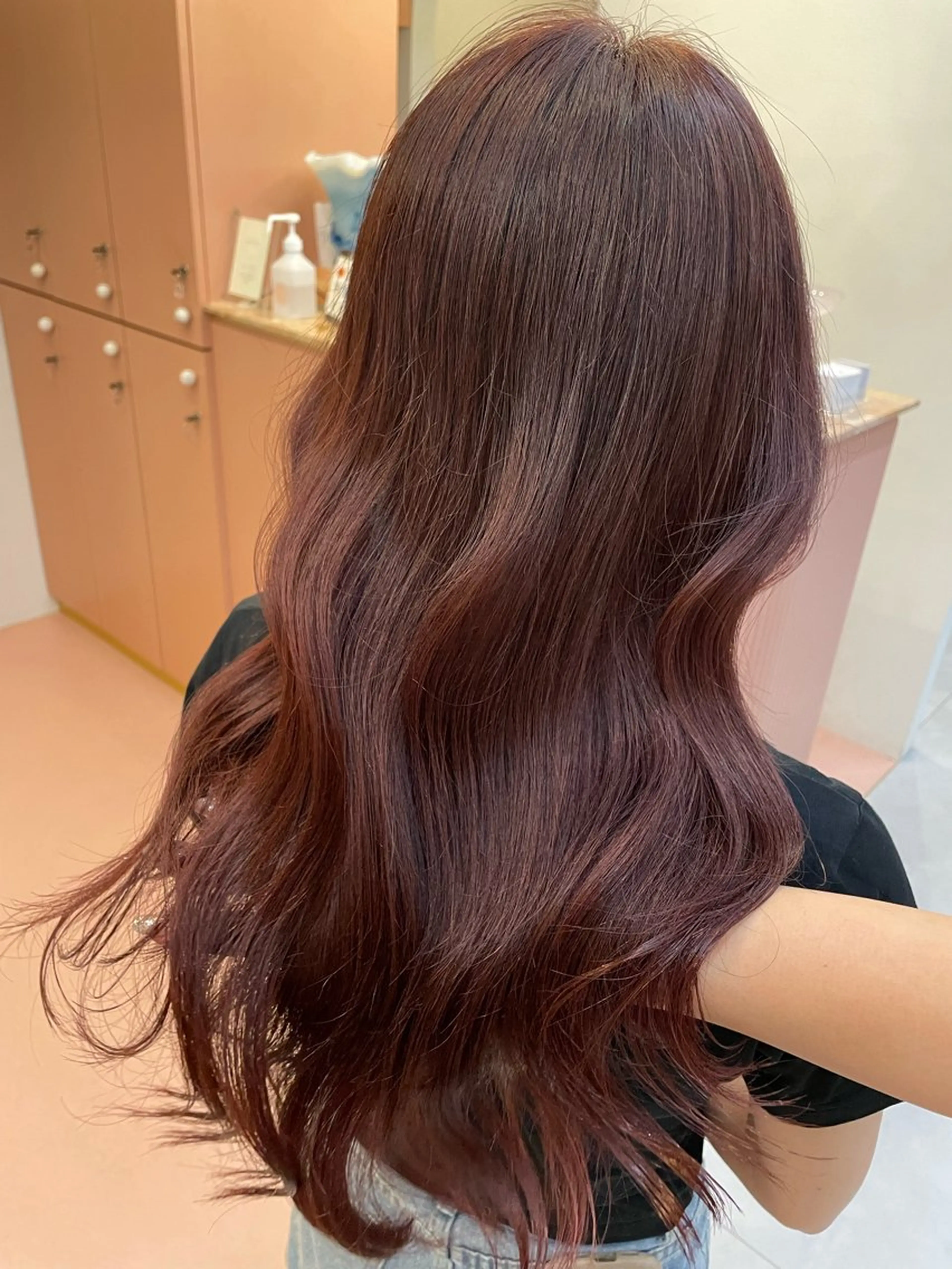 ロング カラー カット ヘアカラー ハイトーン/レイヤー カット/harukaのヘアスタイル