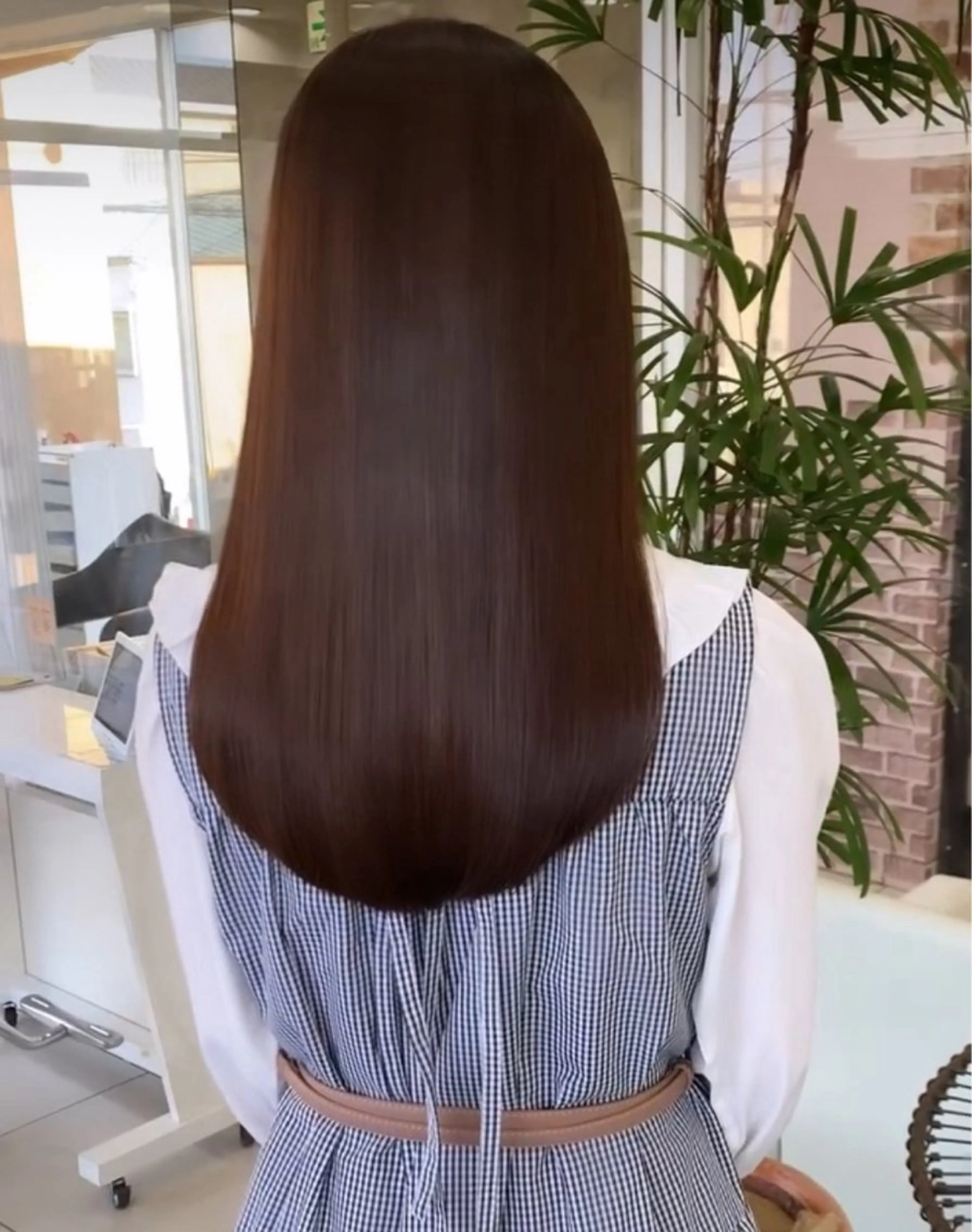 ロング カラー カット ヘアカラー トリートメント ボブ、韓国特化 ✨中野悠のヘアスタイル