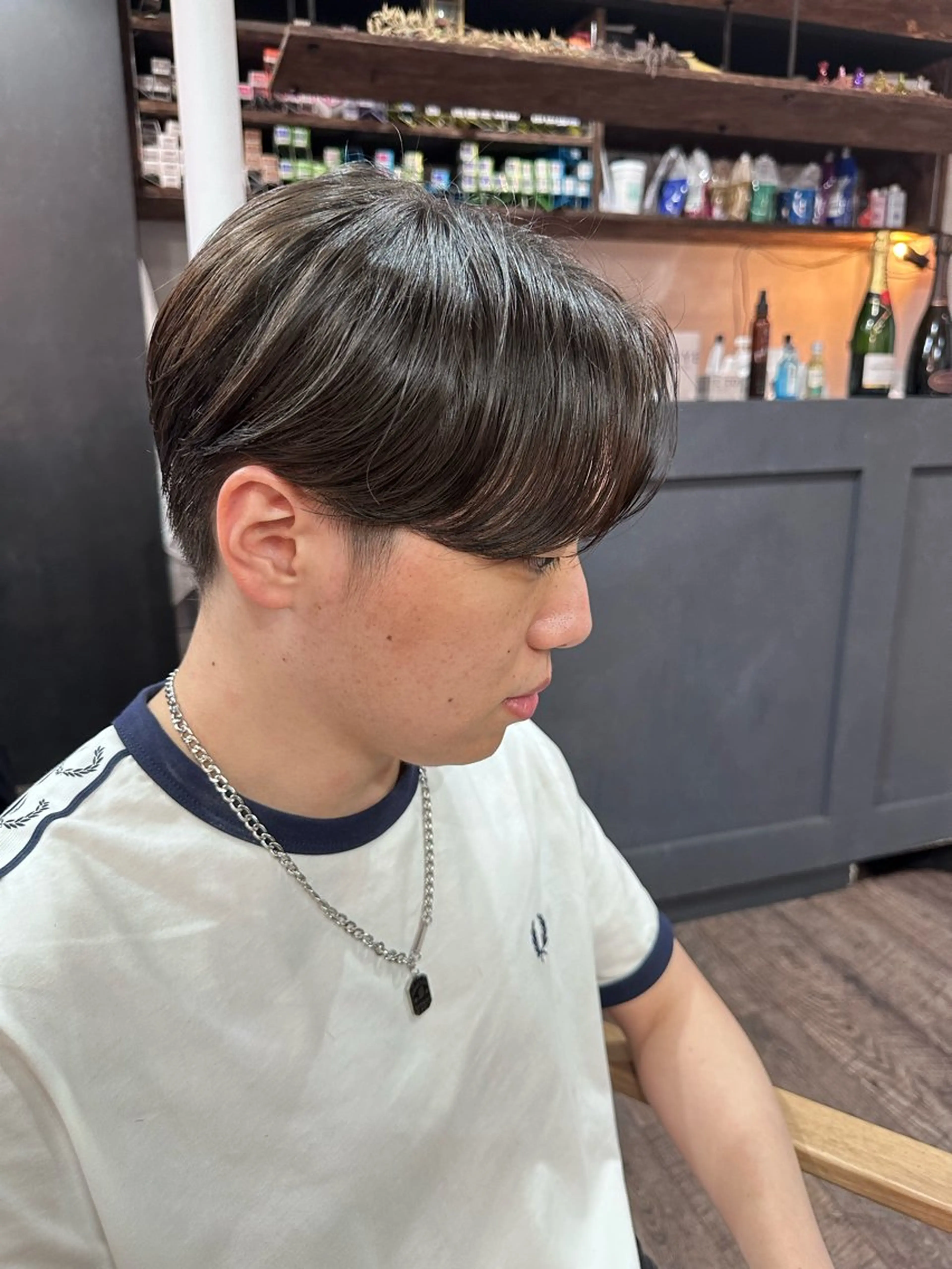 ショート パーマ ニュアンスパーマ カット パーマ t.hair垂門真吾 曲がる縮毛矯正/ボブのヘアスタイル