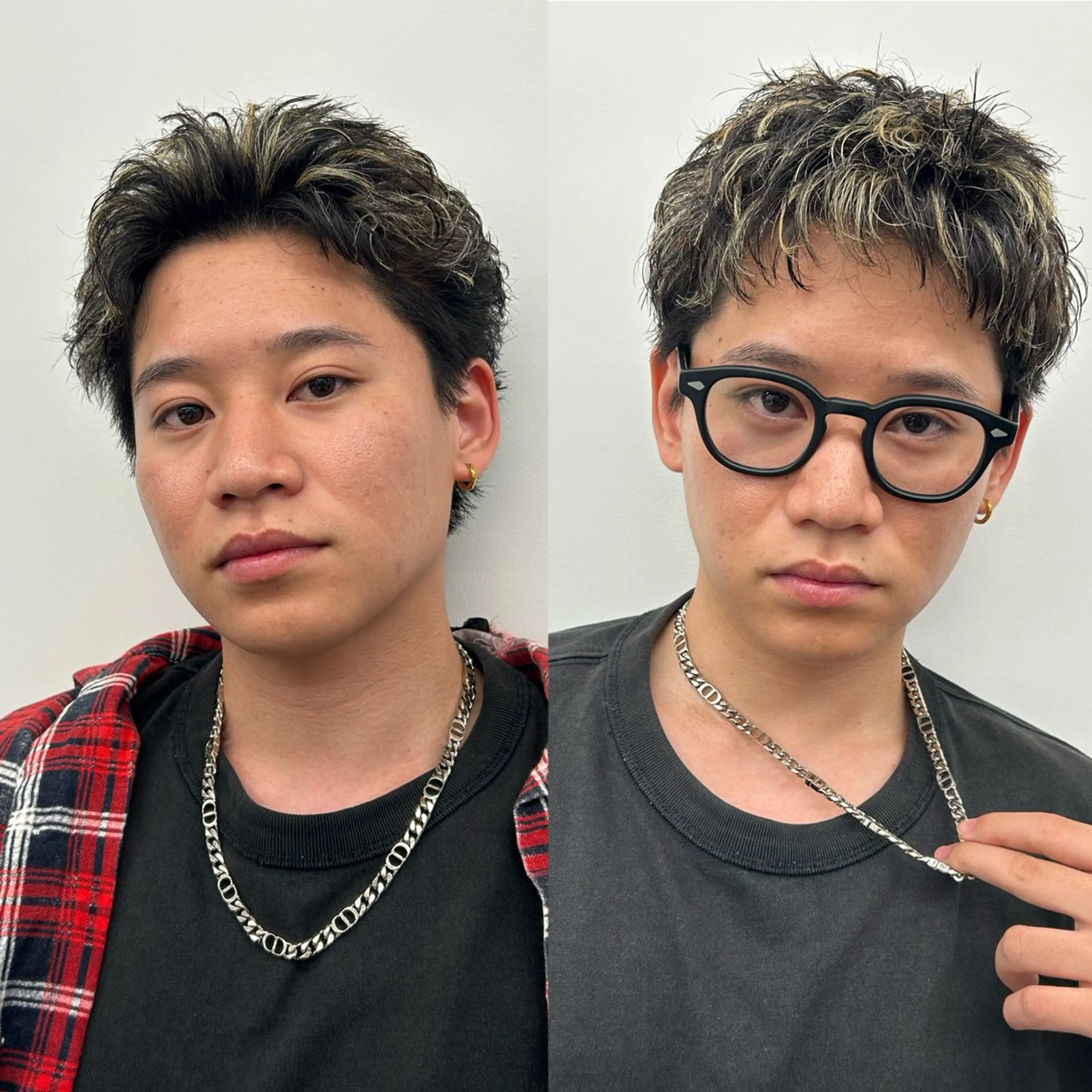 パーマ メンズ カット ヘアカラー パーマ 安達 脩人のヘアスタイル