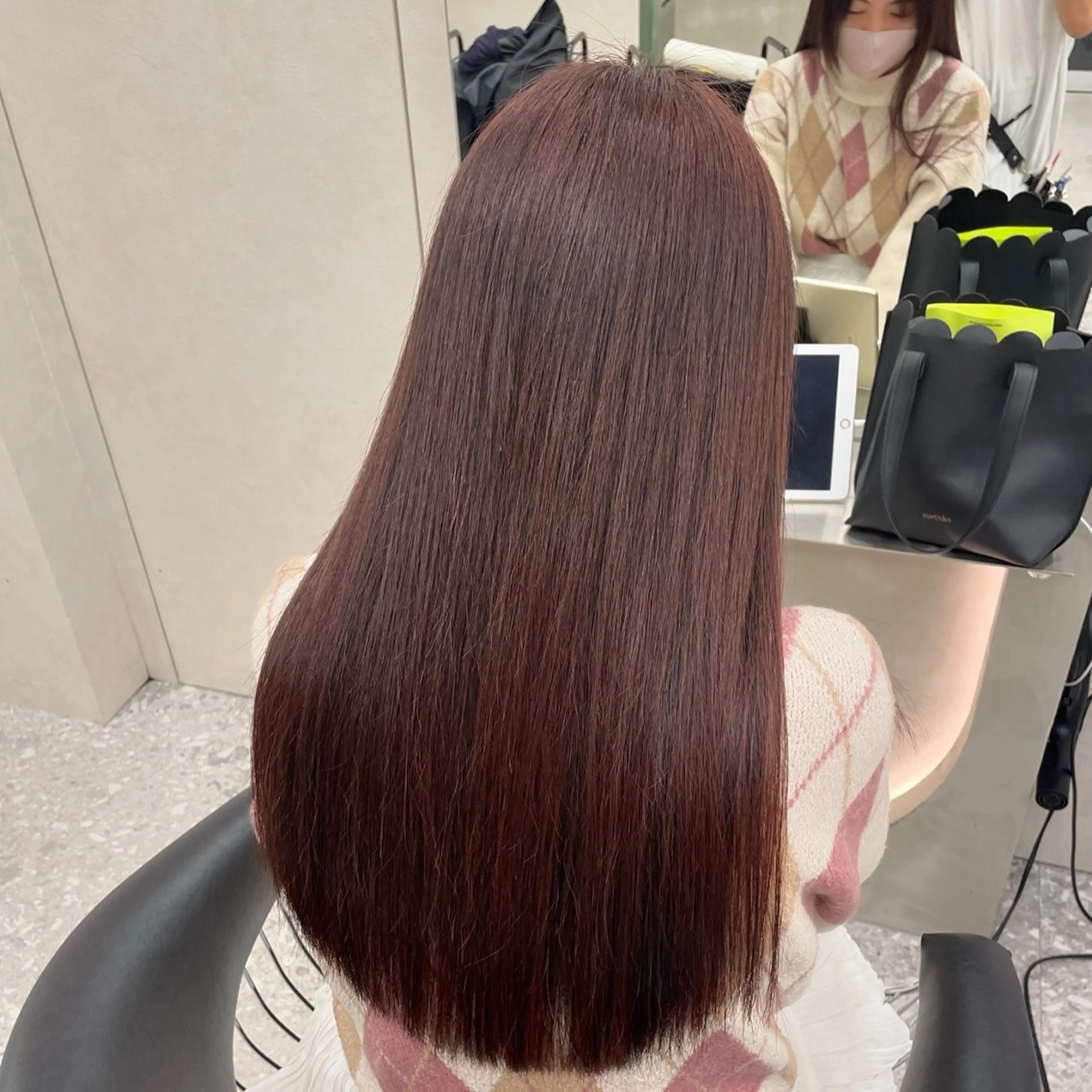 ロング カラー トリートメント 韓国🇰🇷レイヤー 透明感/秀瑛🩶のヘアスタイル