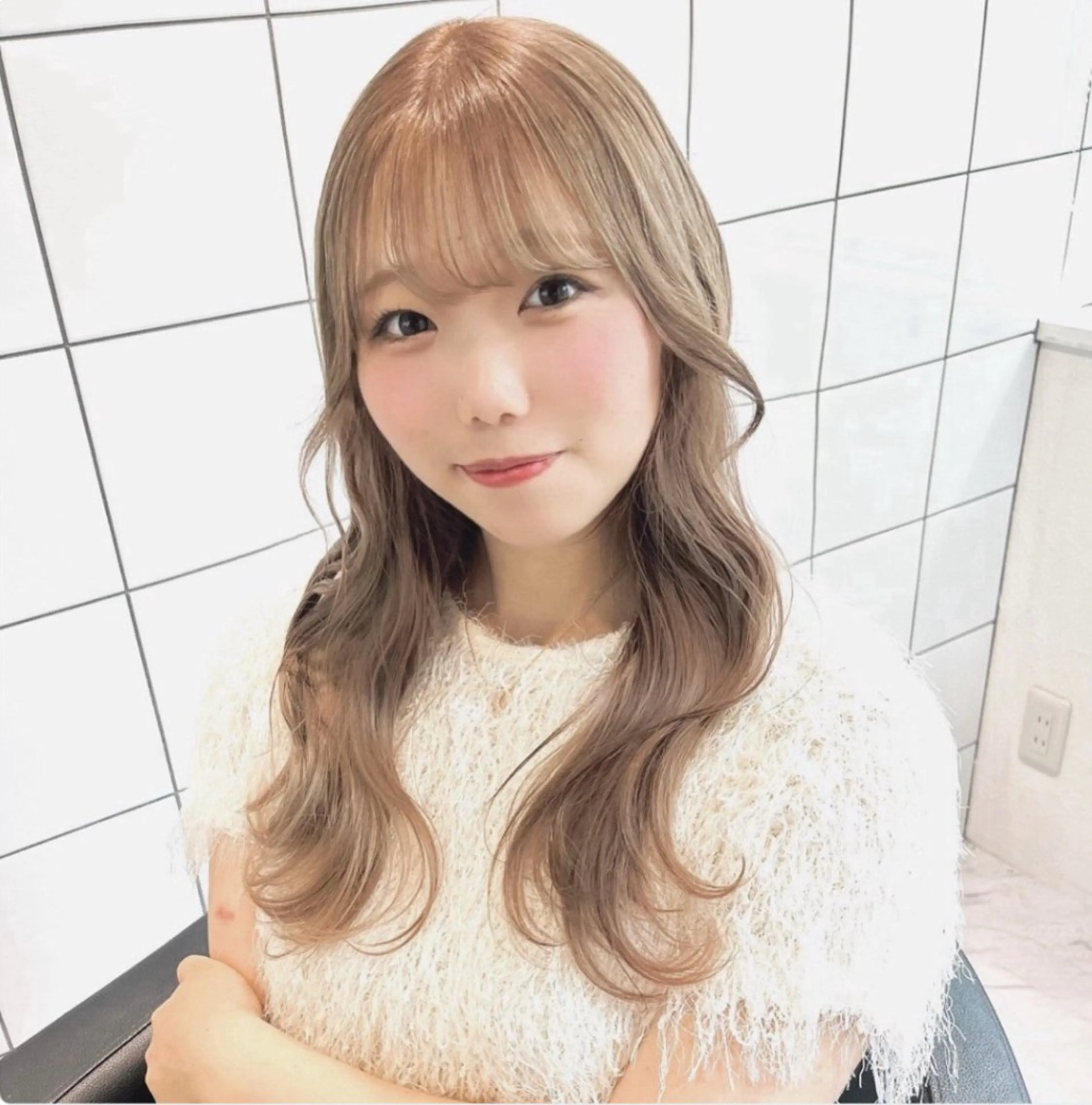 ロング カラー 🫧透明感カラー支持 No.1🫧‪ハルカのヘアスタイル