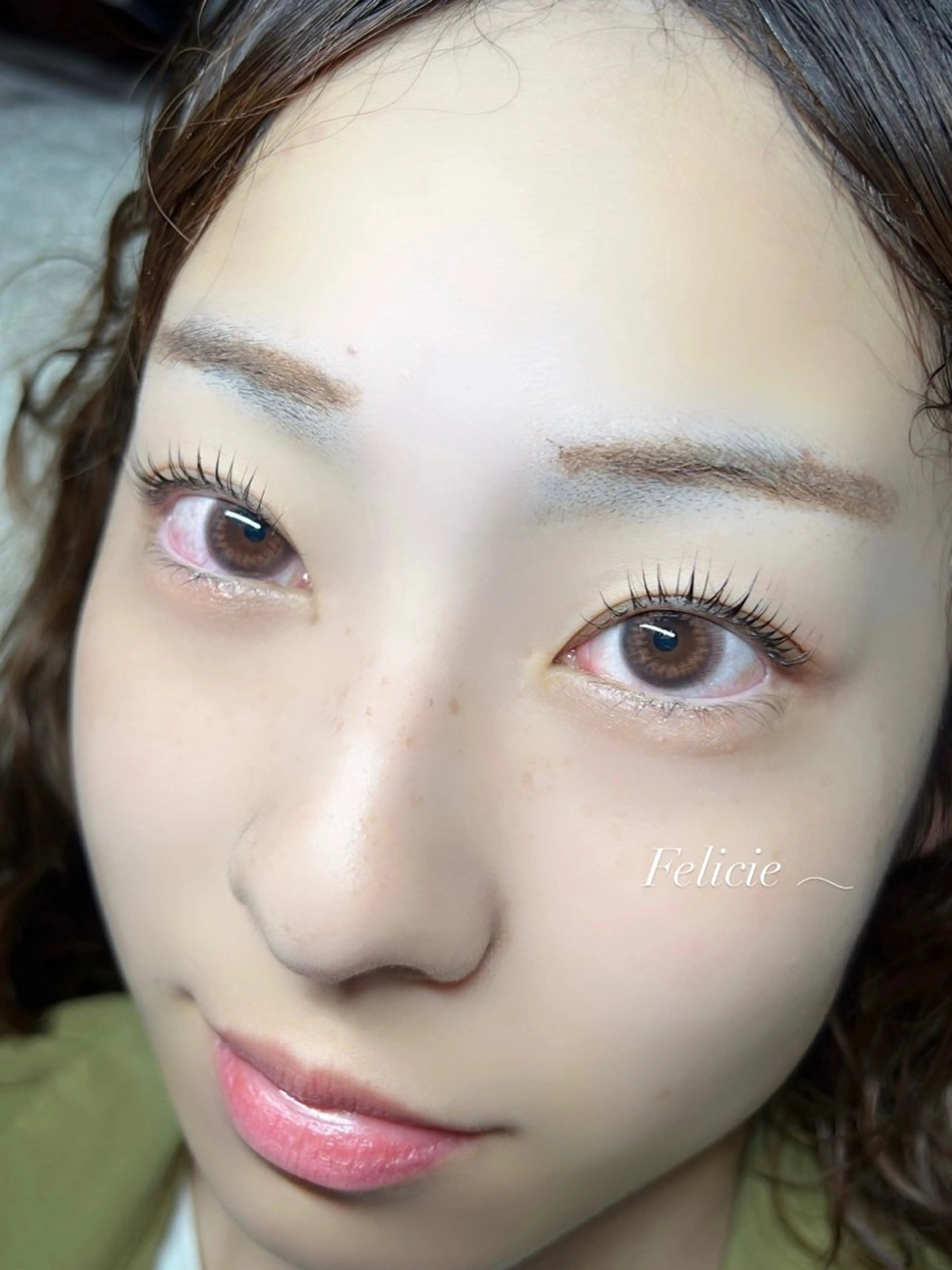 マツエク・マツパ パリジェンヌラッシュリフト マツパ Felicie＊ Sayakaのマツエク・マツパデザイン