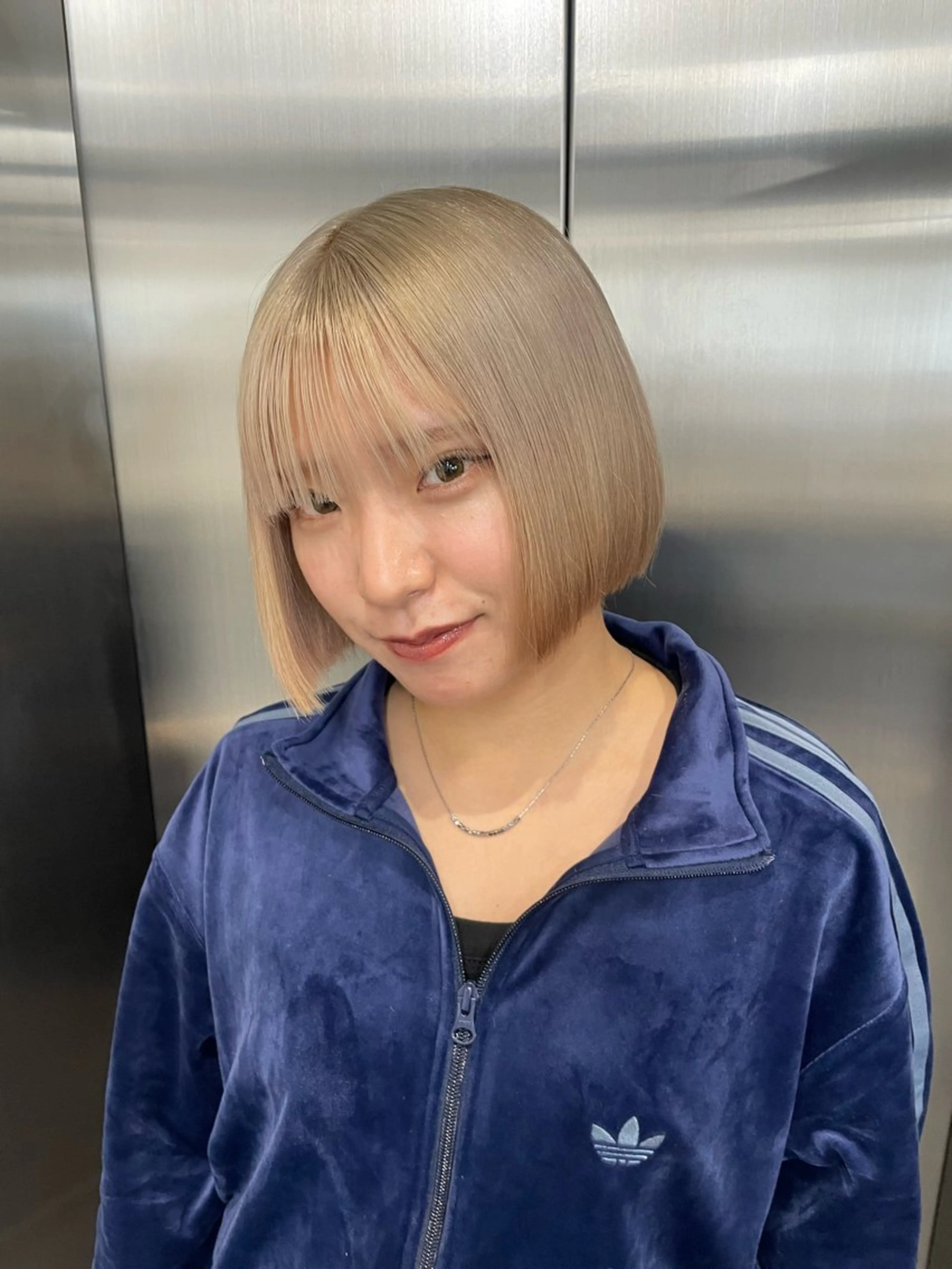 カラー ベージュカラー ホワイトベージュ ヘアカラー Null所属・残留しないハイトーン 🎀マホのヘアスタイル
