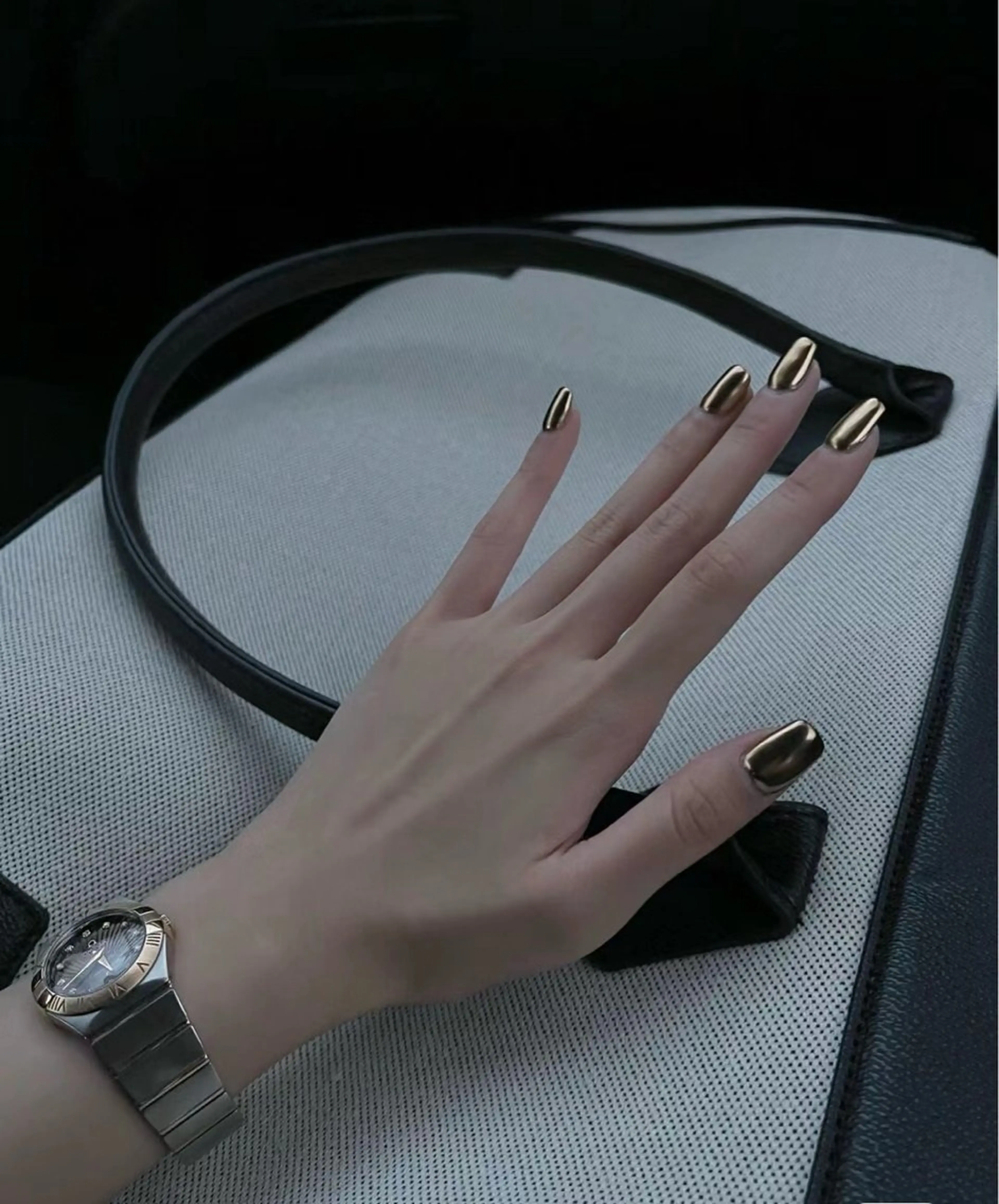 ミラーネイルの写真