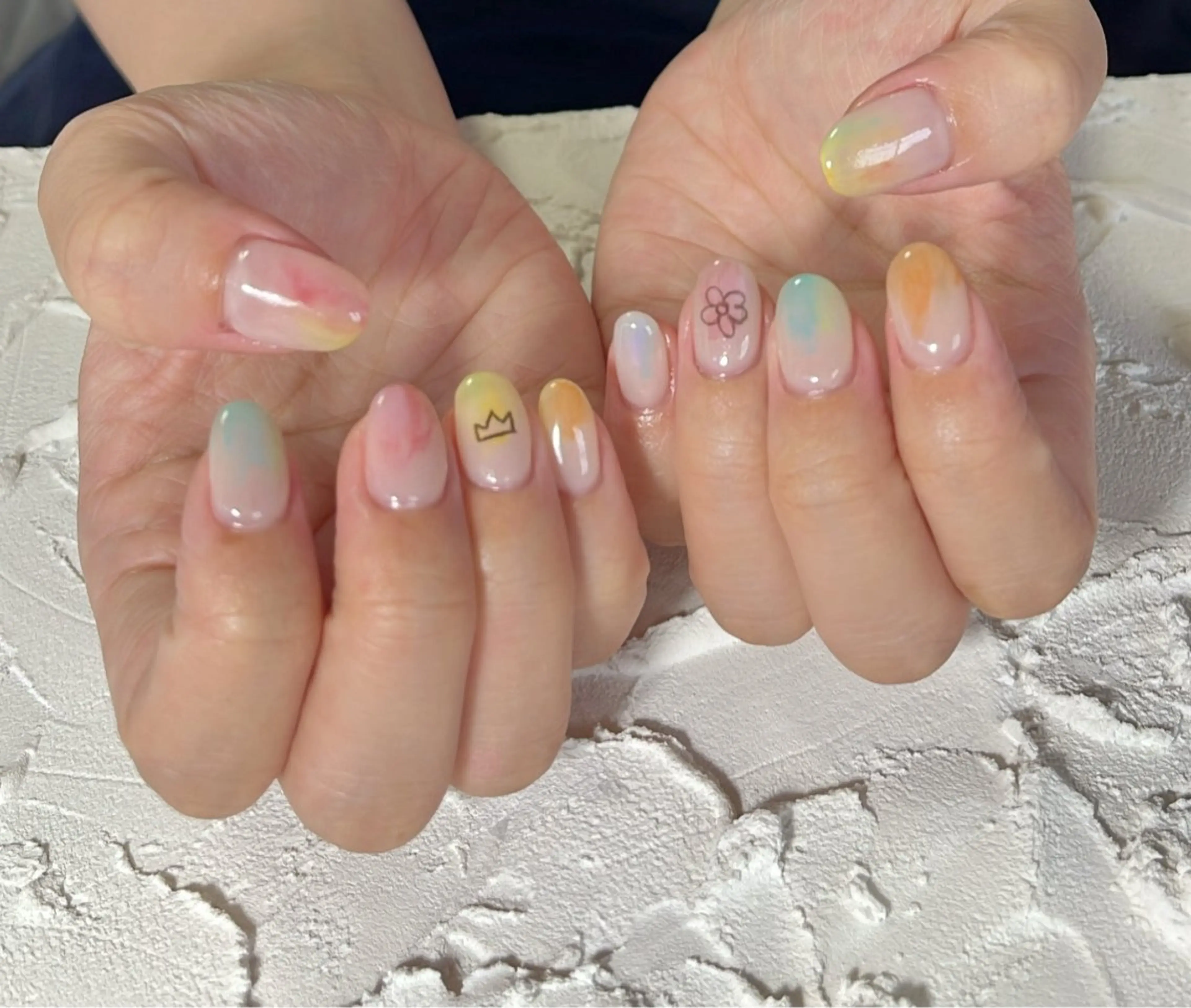 ネイル ハンドネイル Lofi nails ゆきこのネイルデザイン