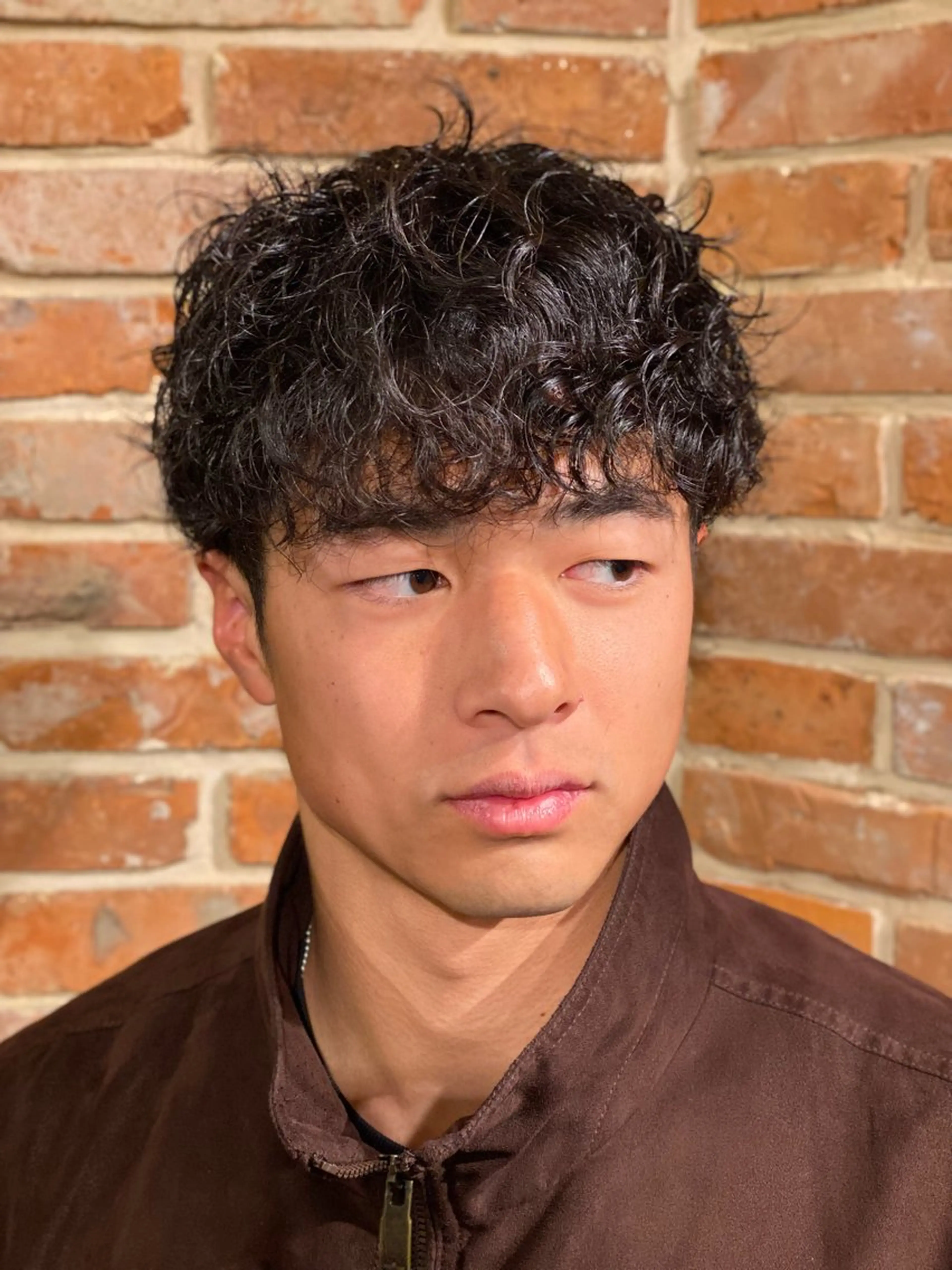 ミディアム パーマ vivre25所属・メンズ特化理容室 vivre25 石田のヘアスタイル