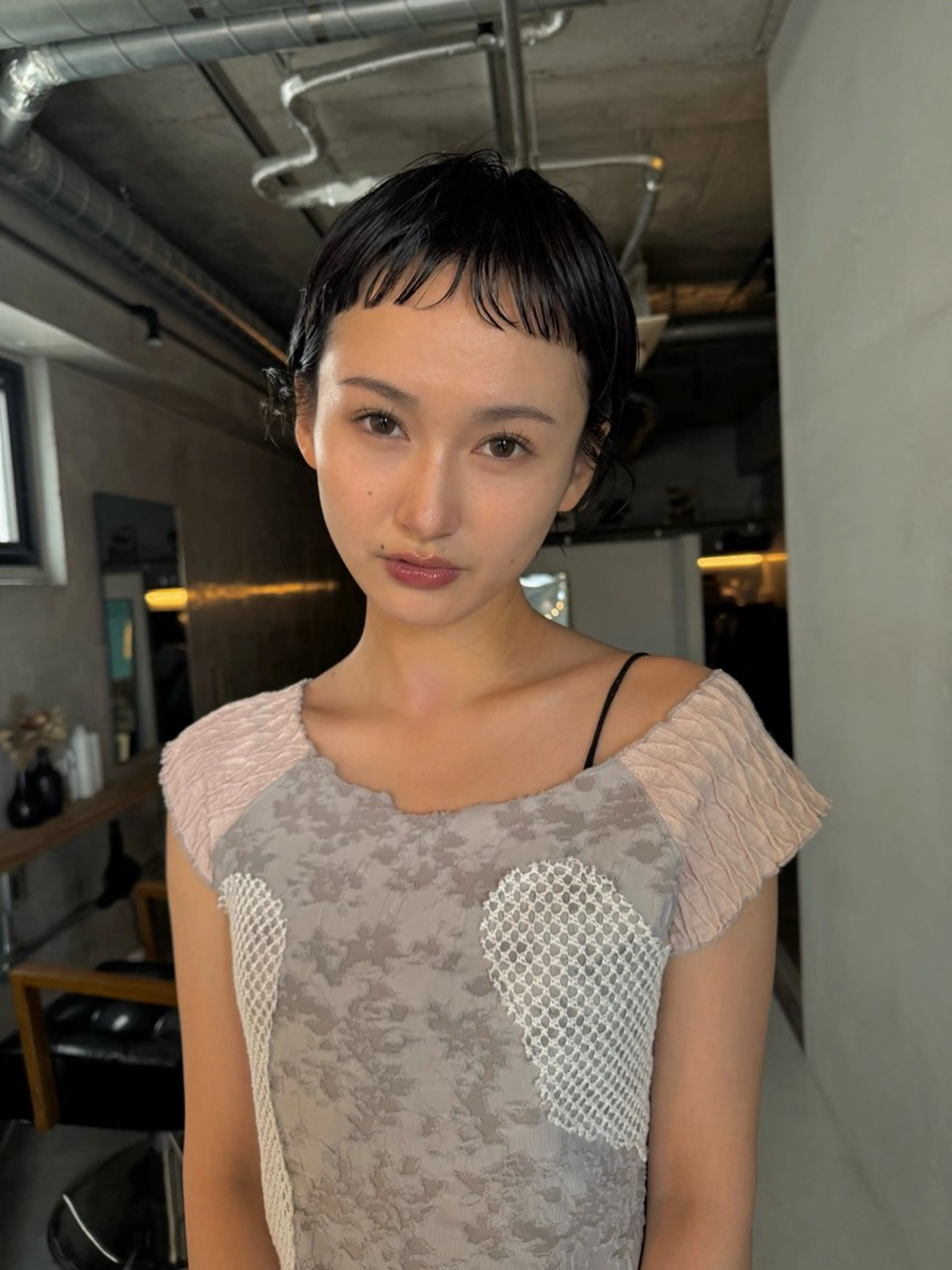 🧤✨【柔らかな質感】✨🧤カット＋前髪パーマ＋トリートメントの写真