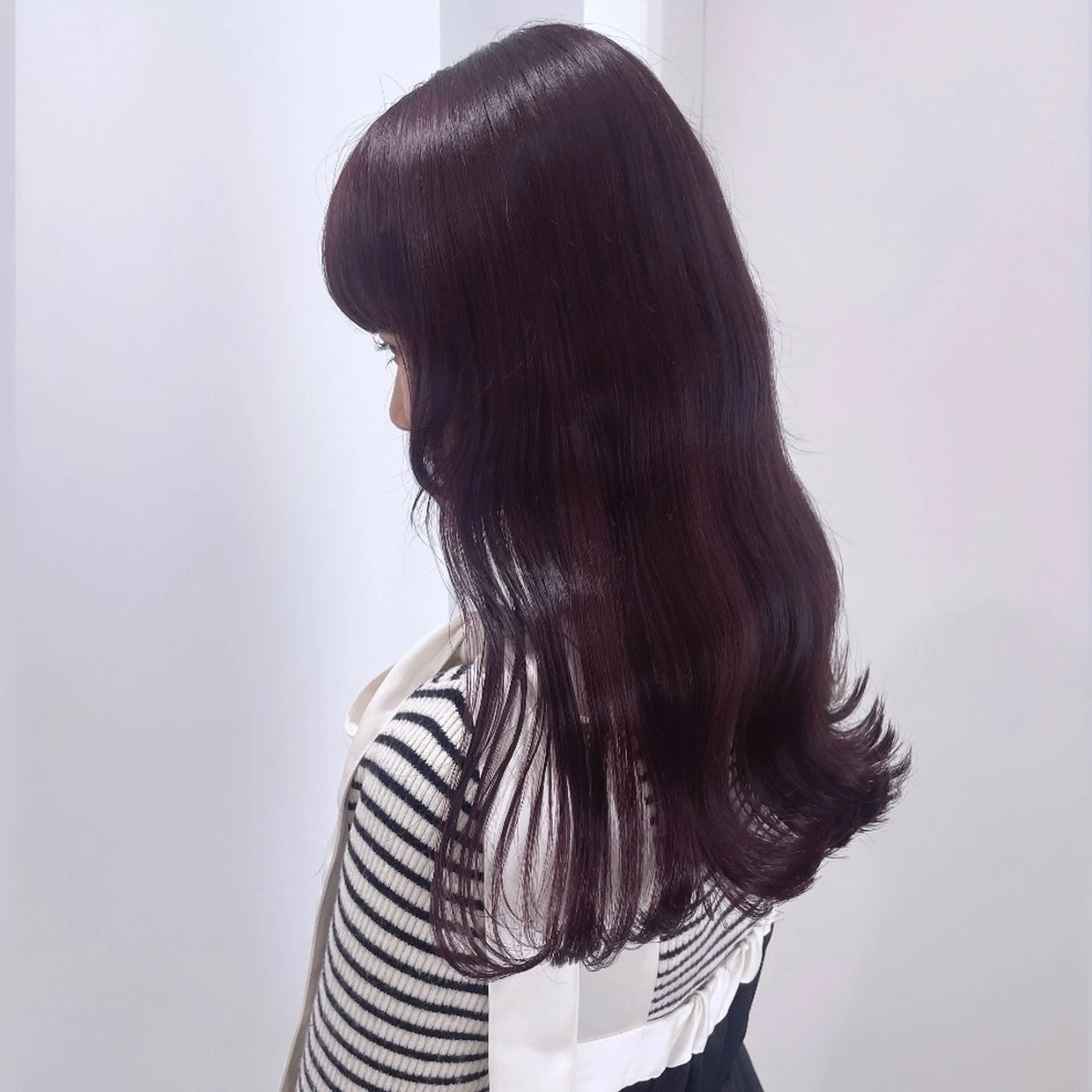 ロング カット ヘアカラー 盛れる暖色🎀ガーリ ーヘア🎀きっかのヘアスタイル