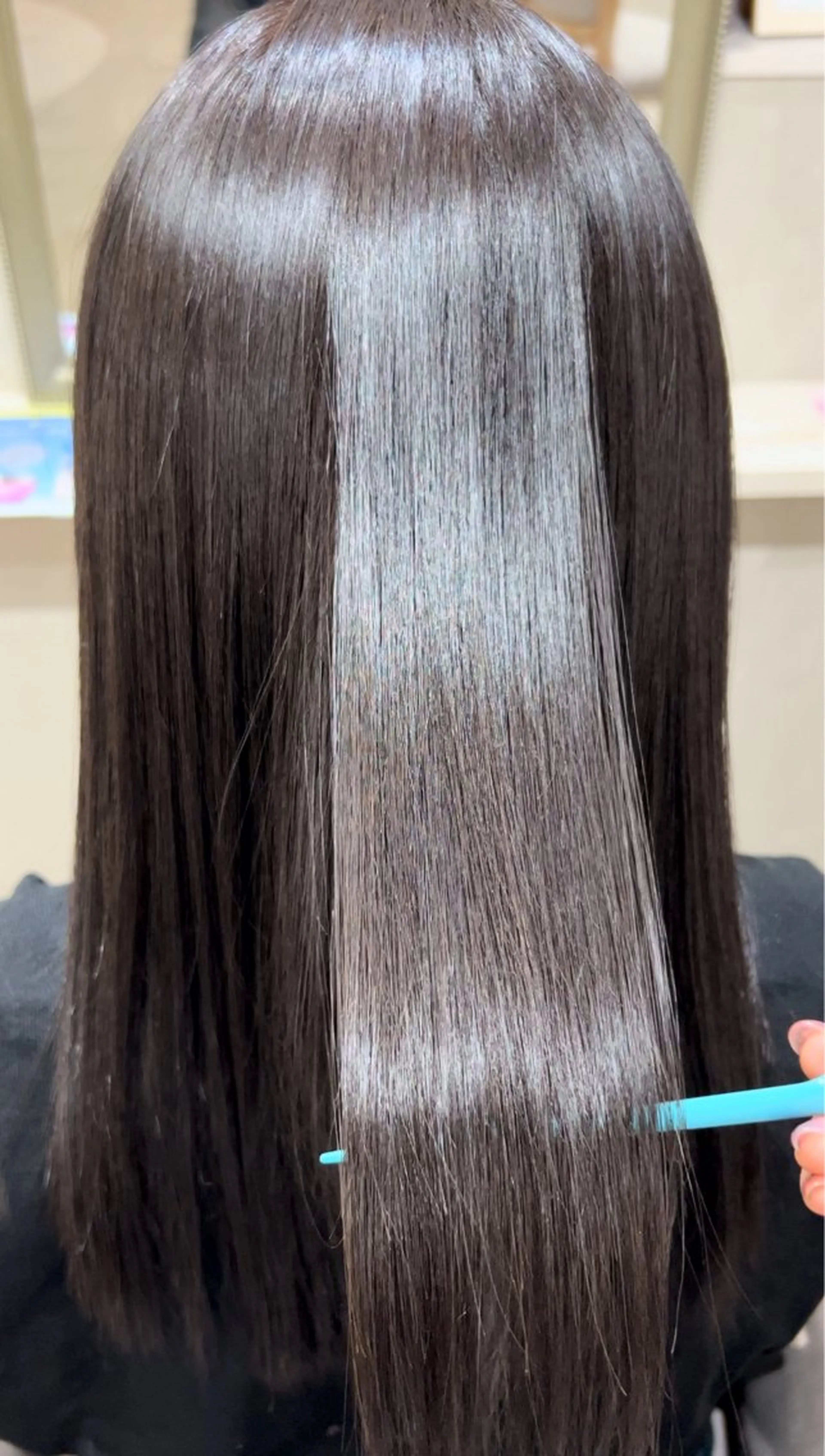 ロング 縮毛矯正 aika .のヘアスタイル