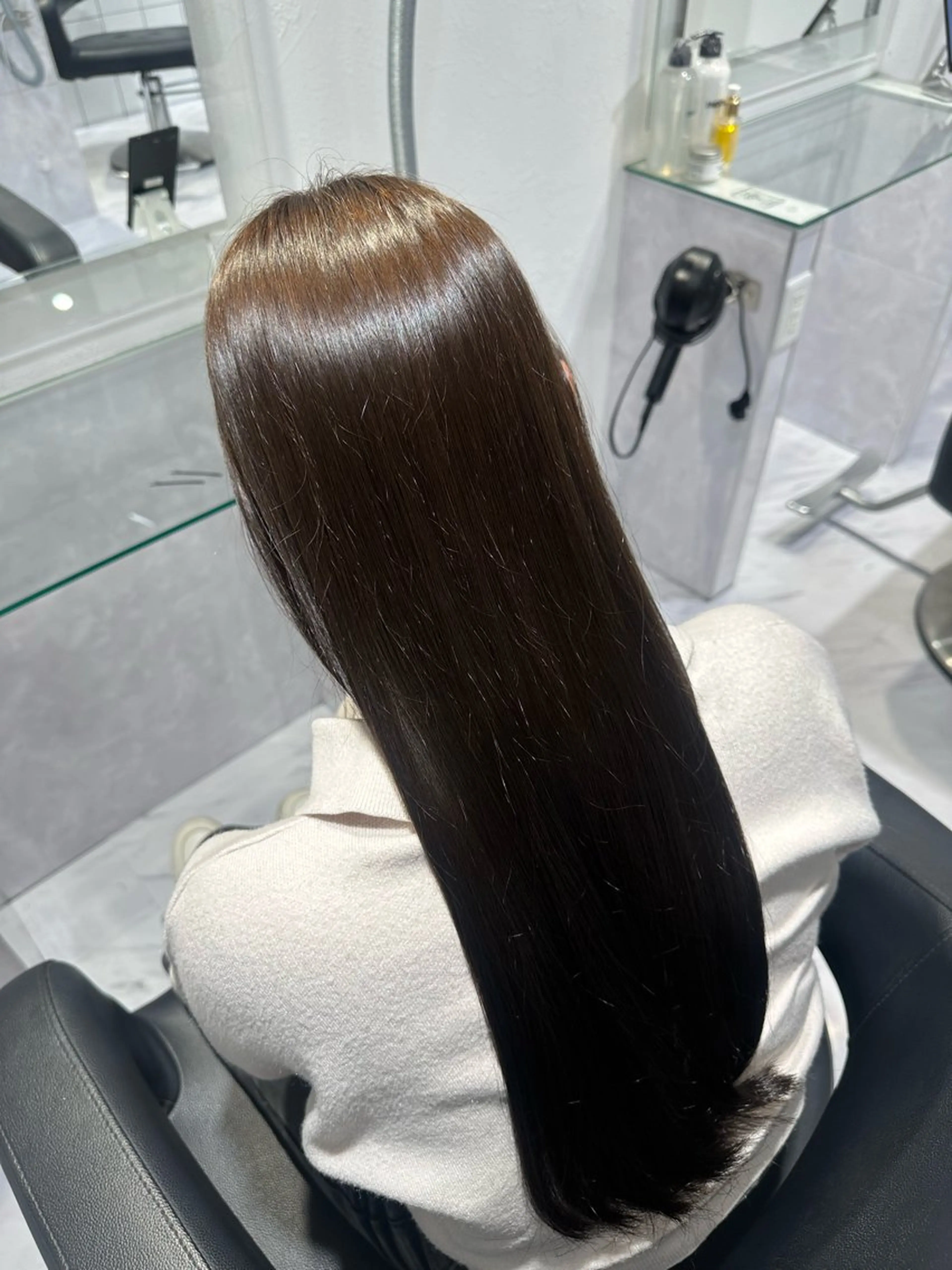 ロング カラー 髪質改善 ロング トリートメント 🐺メンズパーマ マッシュ　あさひ🐺のヘアスタイル