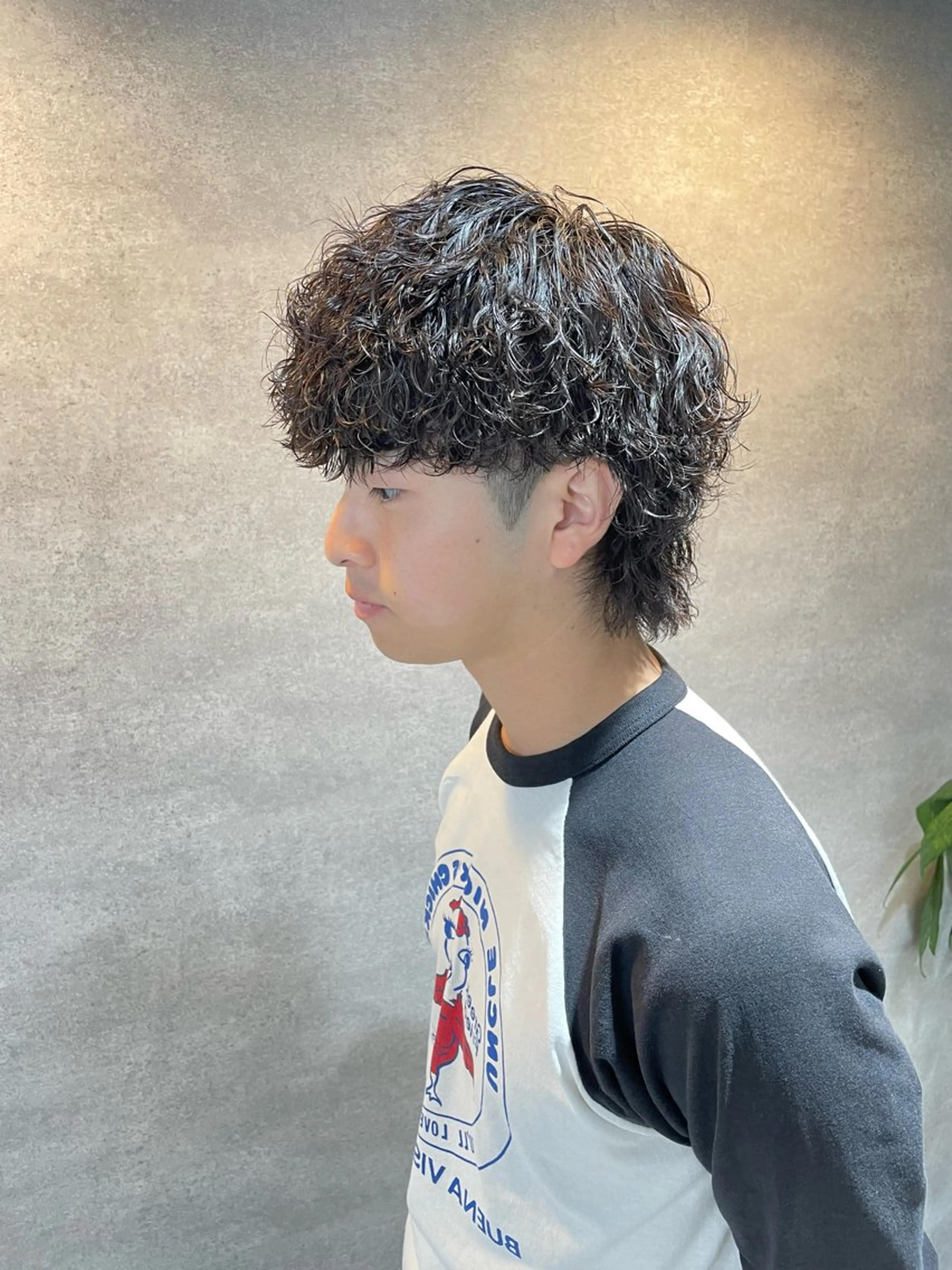 パーマ メンズ カット パーマ トリートメント ヘッドスパ ヘアセット イケメン製造機 🔥上原沙羅🔥のヘアスタイル