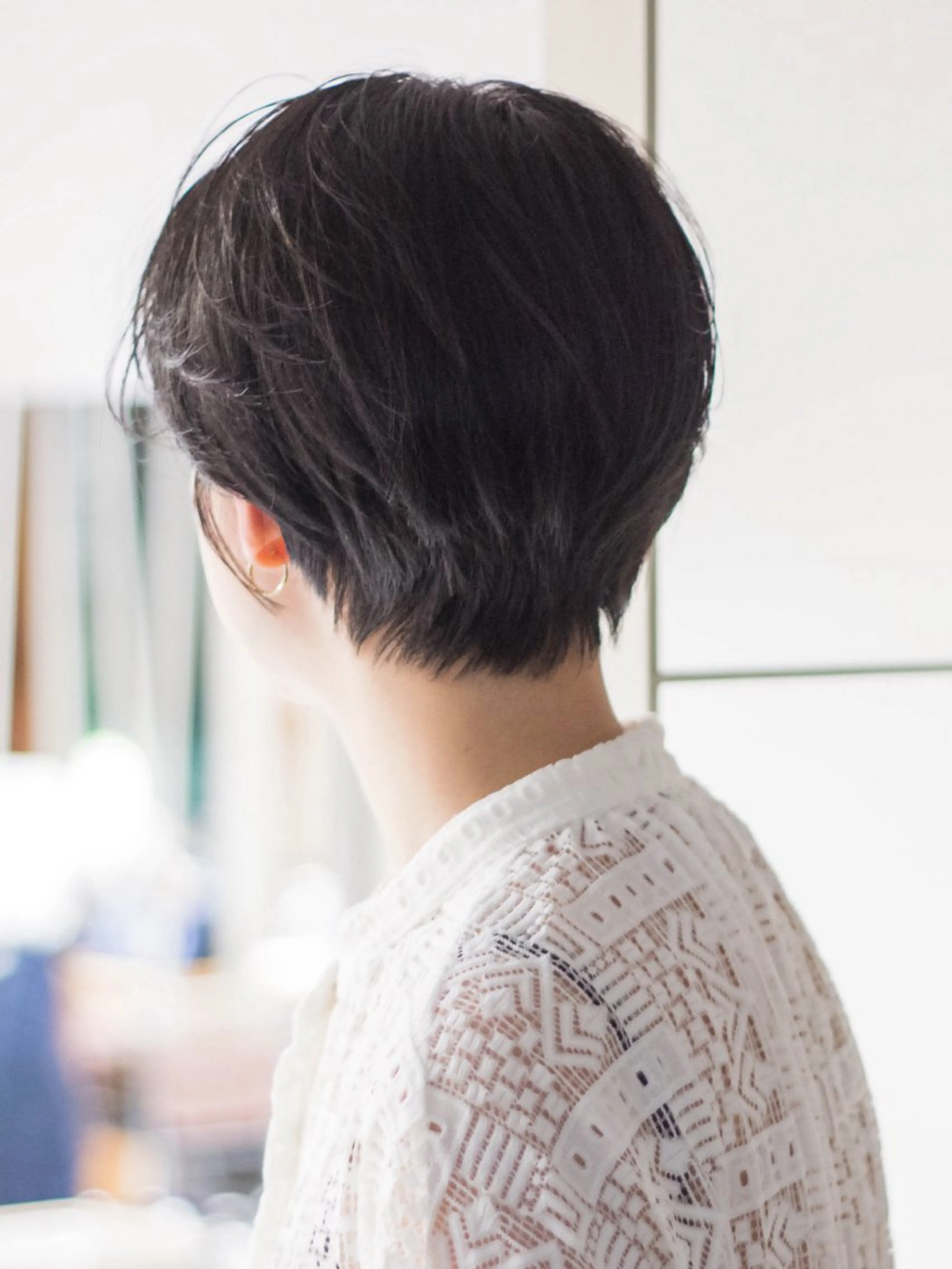 似合わせショートカット乾かすだけでまとまる◎の写真