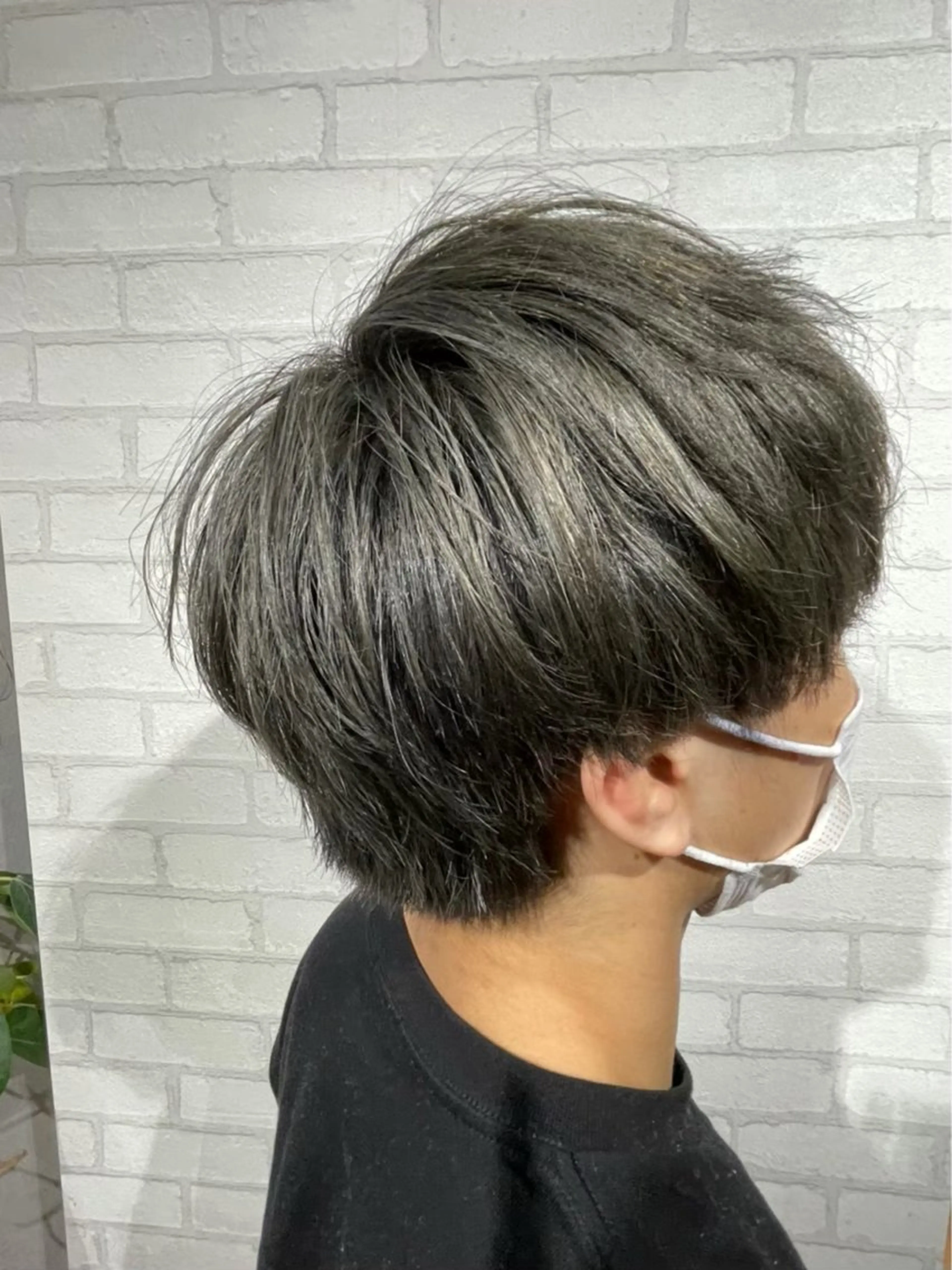 ミディアム カラー メンズ 土屋 咲希のヘアスタイル