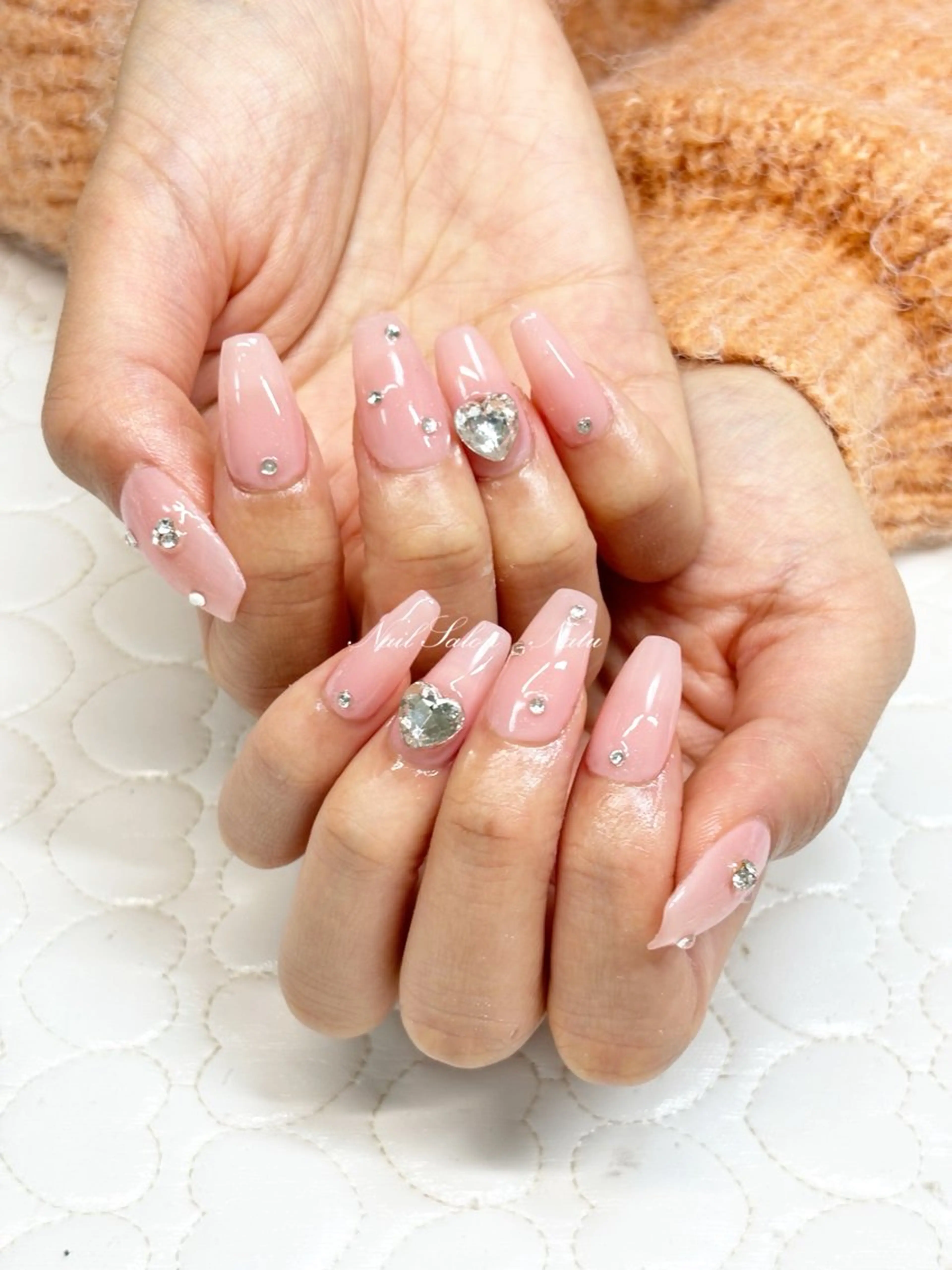 ネイル 長さ出し nailsalon　 Natuのネイルデザイン