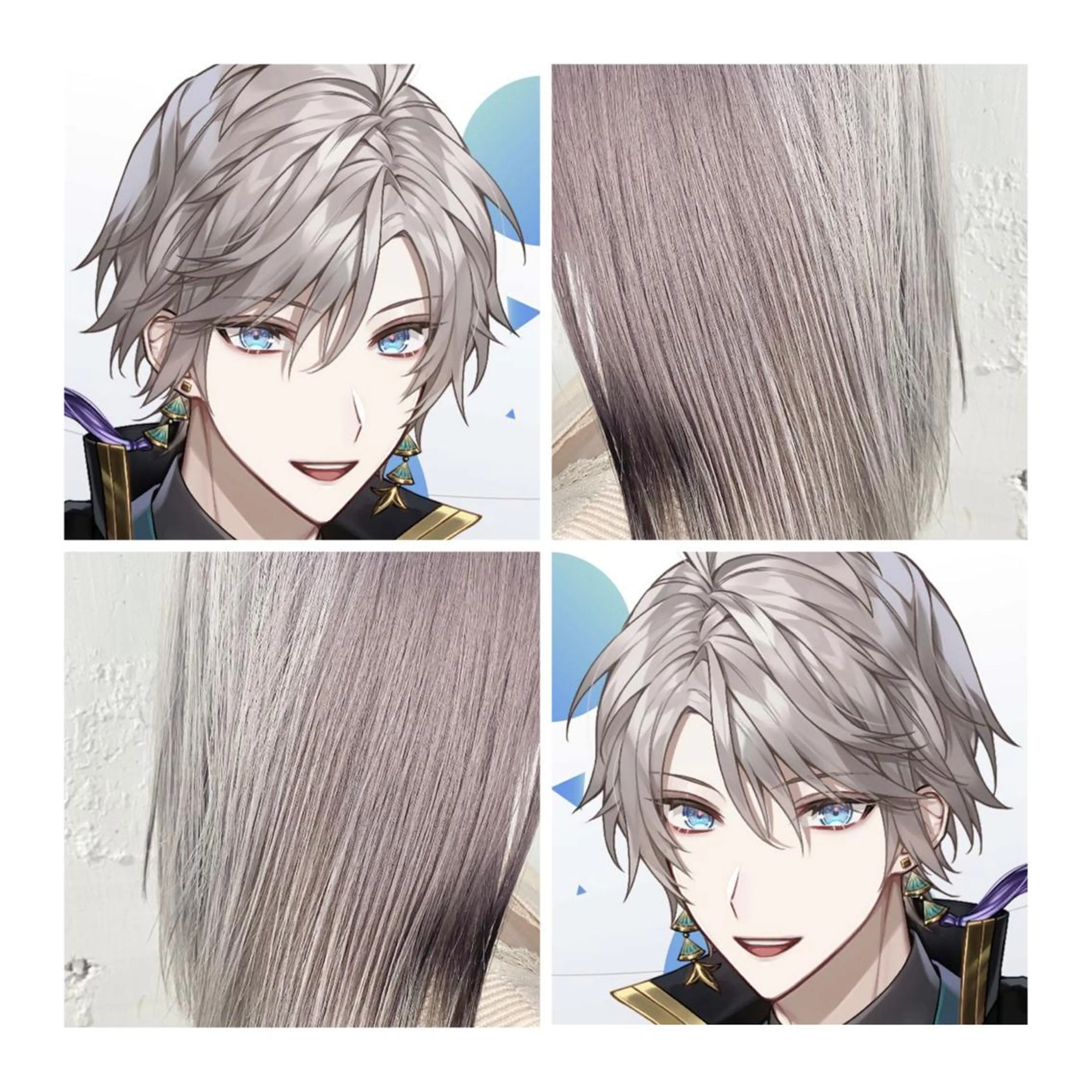 セミロング カラー GARU-ガル-所属・TSUNO🦖 派手髪/オタク美容師のヘアスタイル