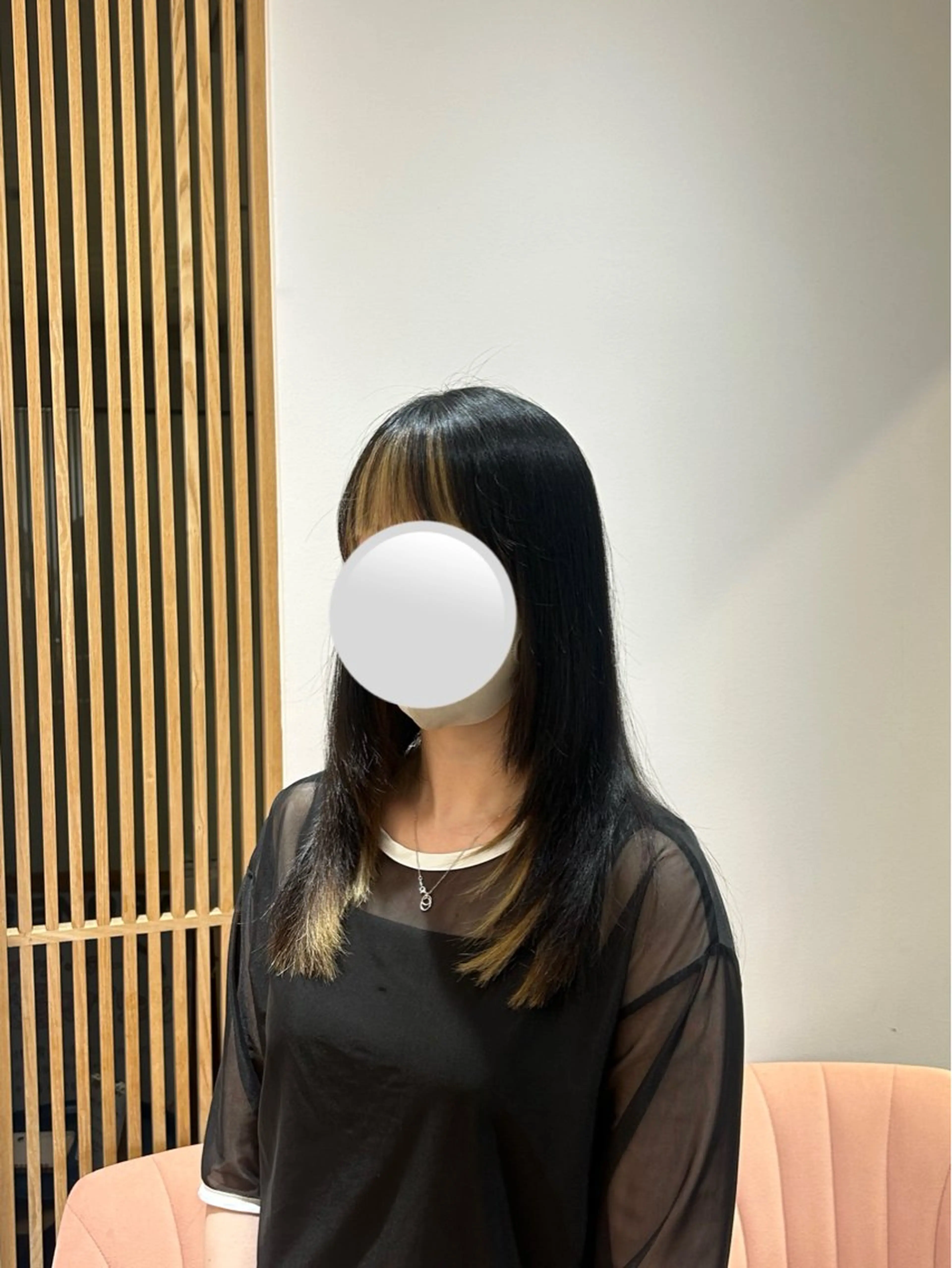 ロング 顔周りカット レイヤーカット Rosierbleu 大工のヘアスタイル