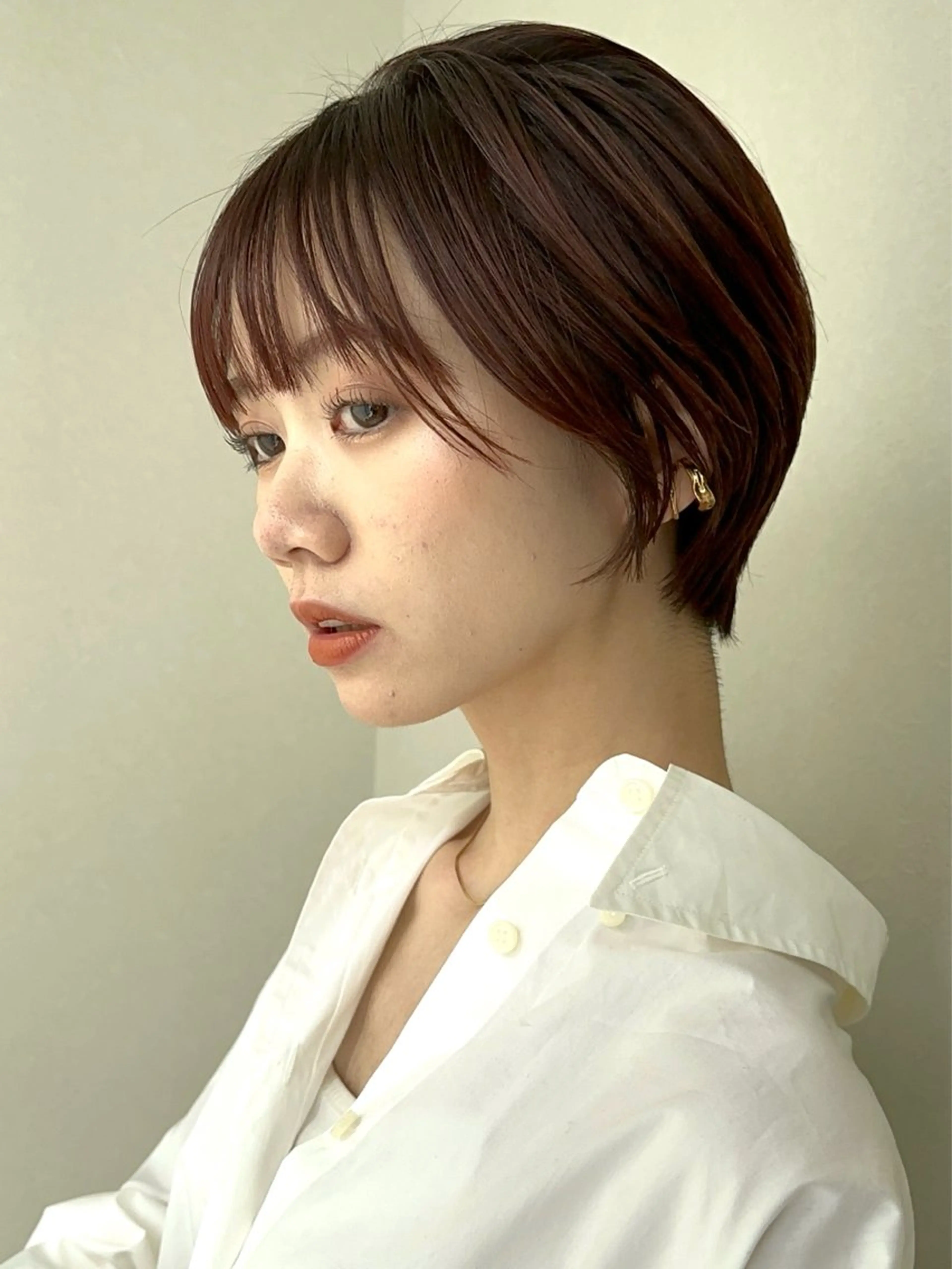 ショート 丸みショート ショートヘア ✂︎ショート/パーマ /銀座/✂︎西岡のヘアスタイル