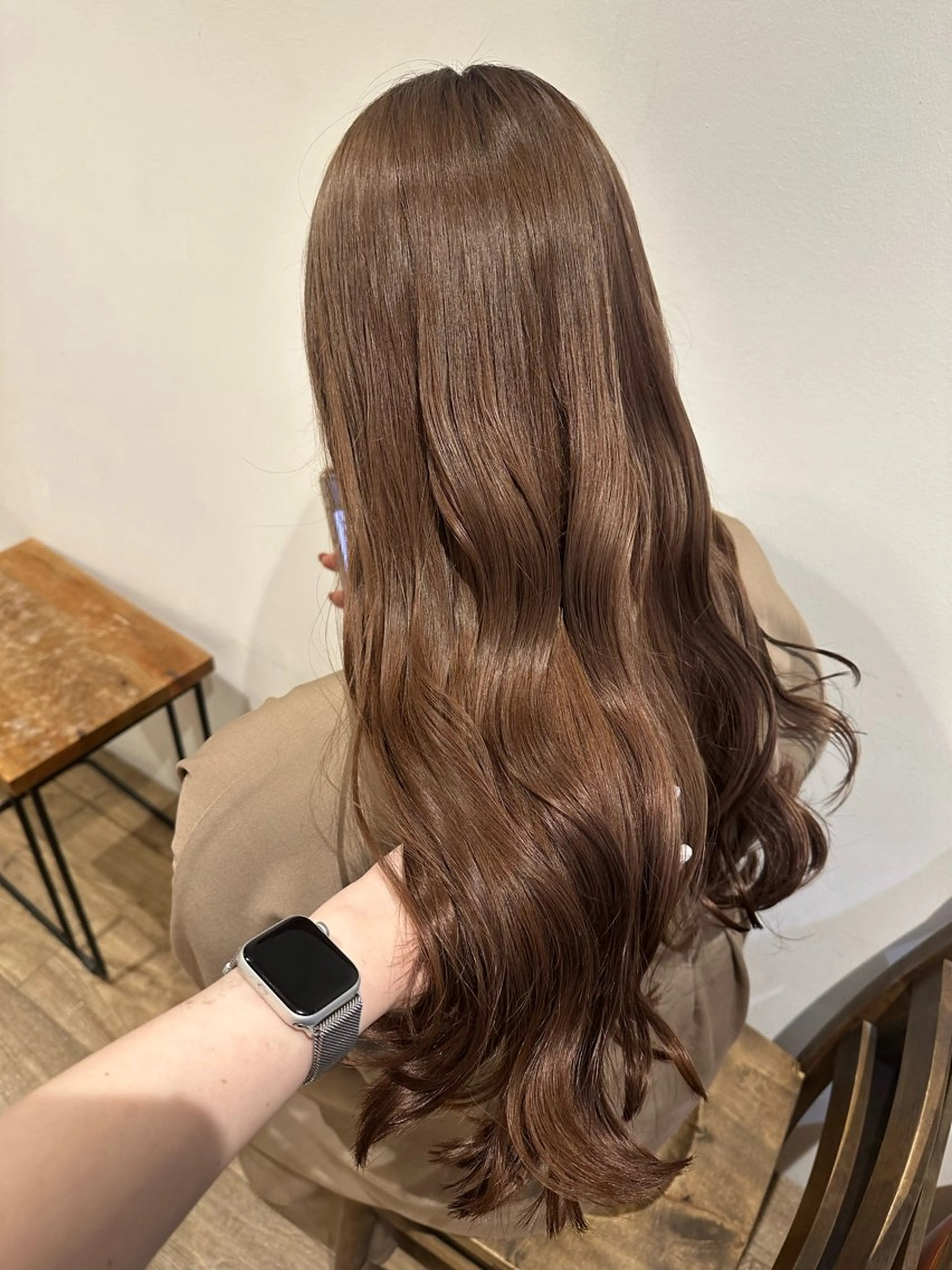 ロング カラー ヘアアレンジ ヘアカラー トリートメント himawari♡ 柔らかいカラーのヘアスタイル