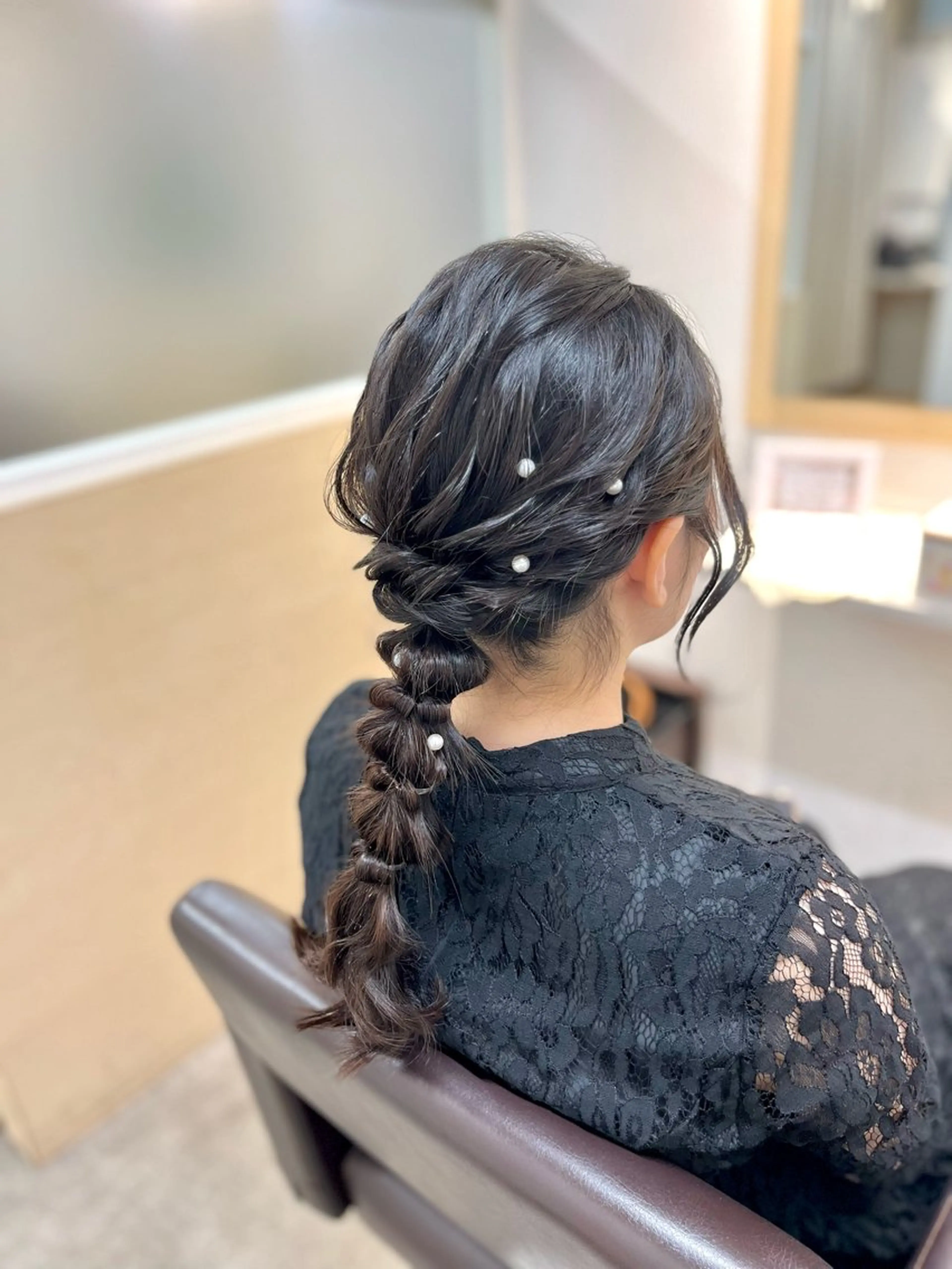 ヘアアレンジ ヘアセット 似合わせヘアメイク 💐オダギリチアキのヘアスタイル