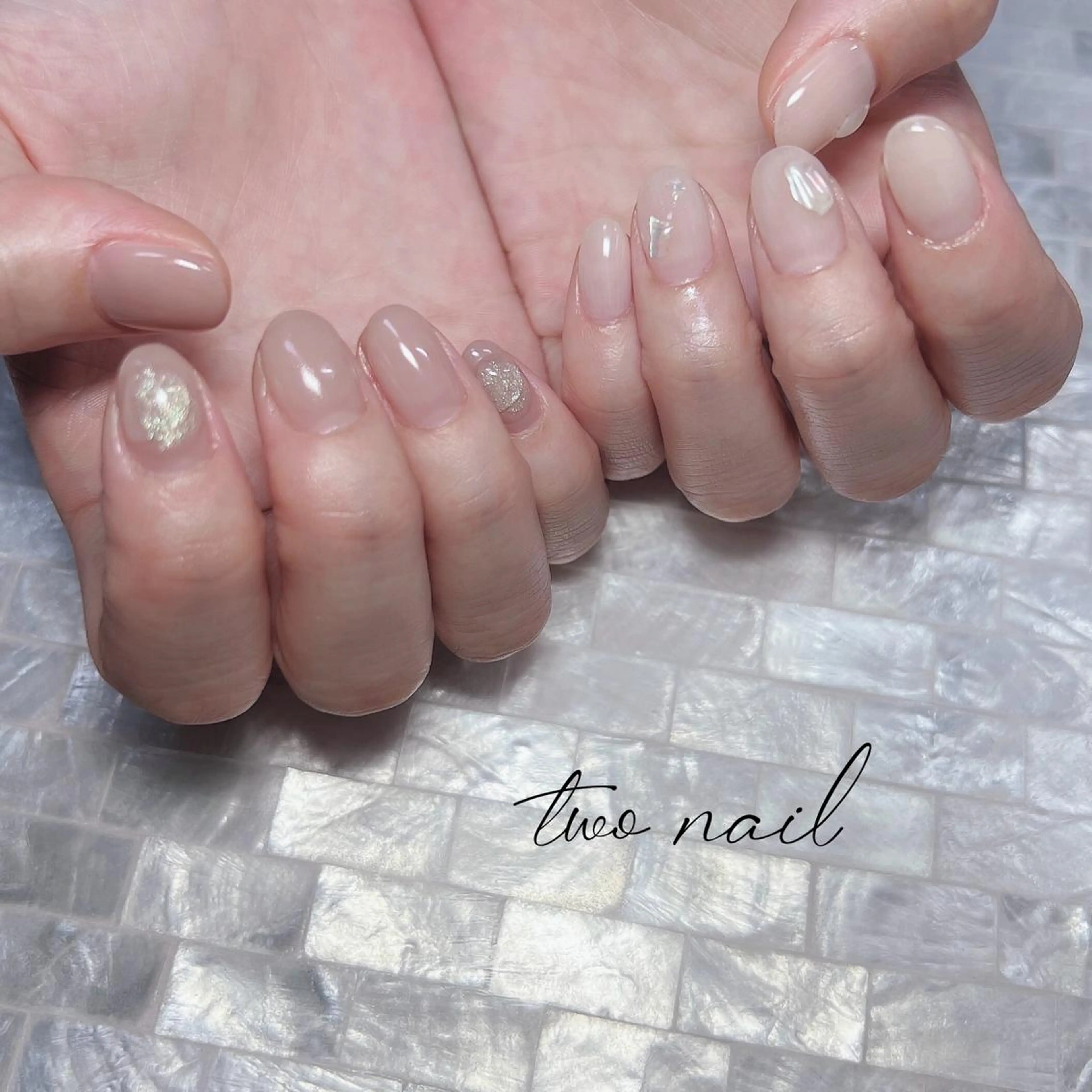 ネイル アートネイル フットネイル ハート ニュアンスネイル オフィスネイル ハンドネイル two nailのネイルデザイン