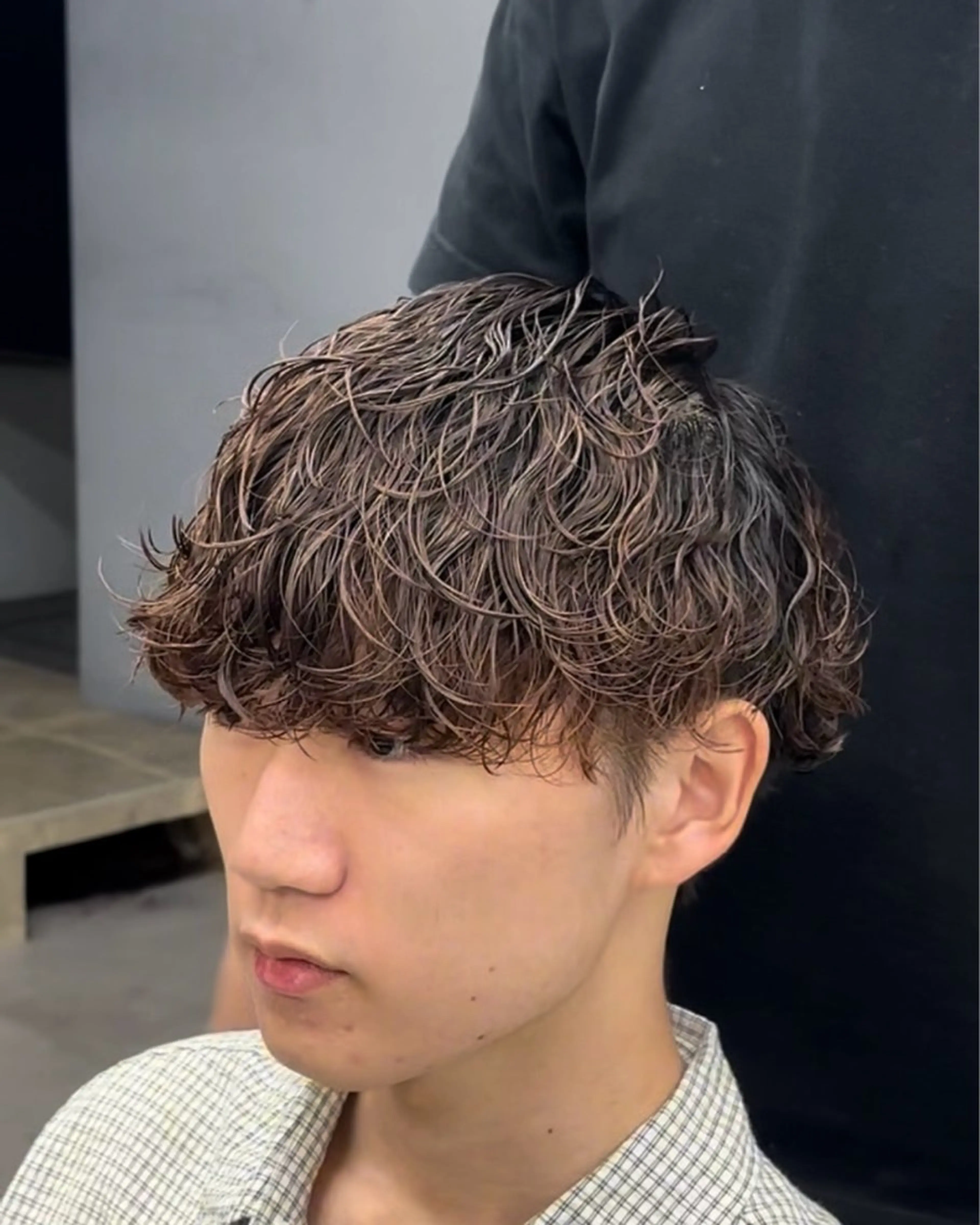 パーマ メンズ カット パーマ 波巻き/縦落ち /こーへいのヘアスタイル