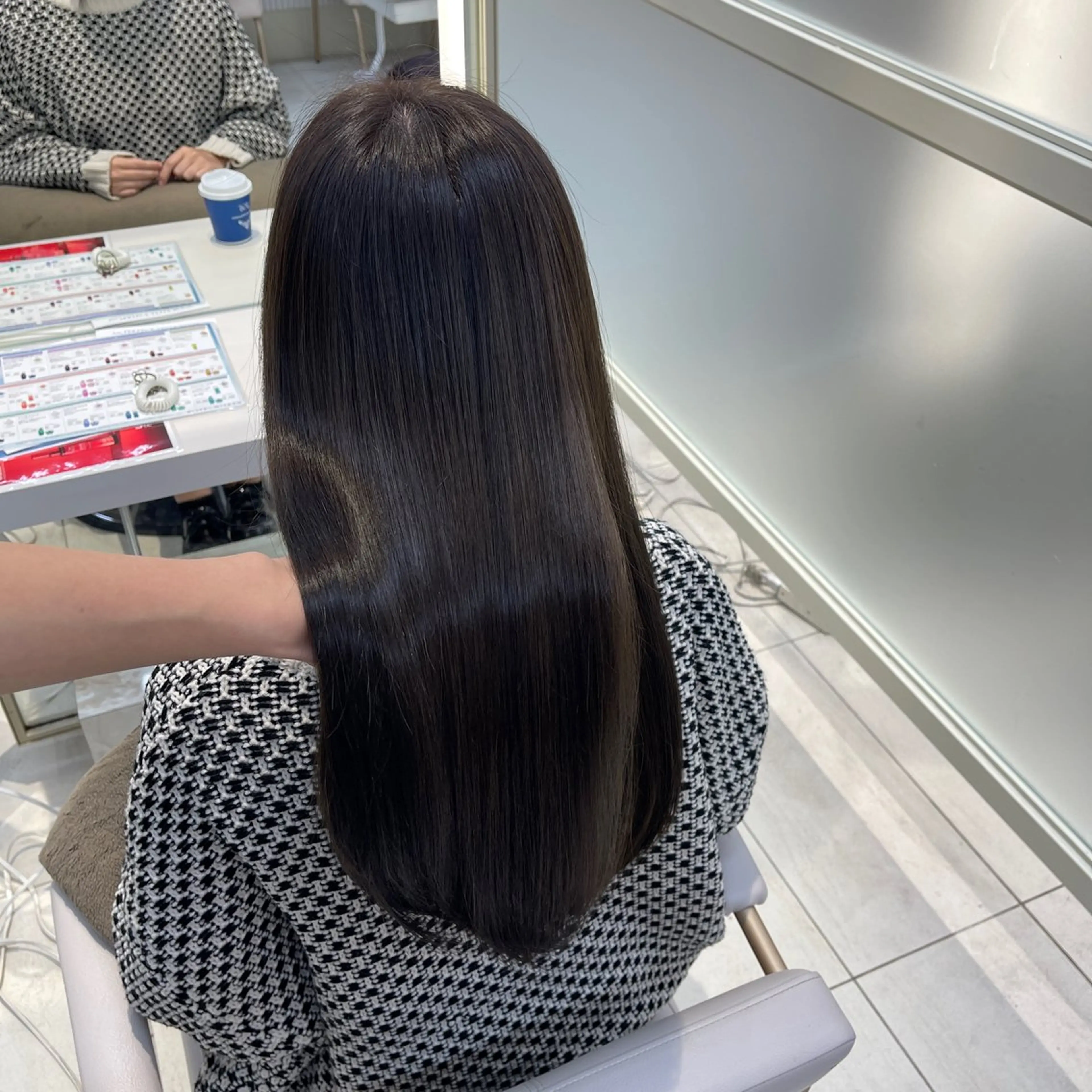 ロング カラー ヘアカラー トリートメント Hina🩵ツヤ髪 透明感カラー🩵のヘアスタイル
